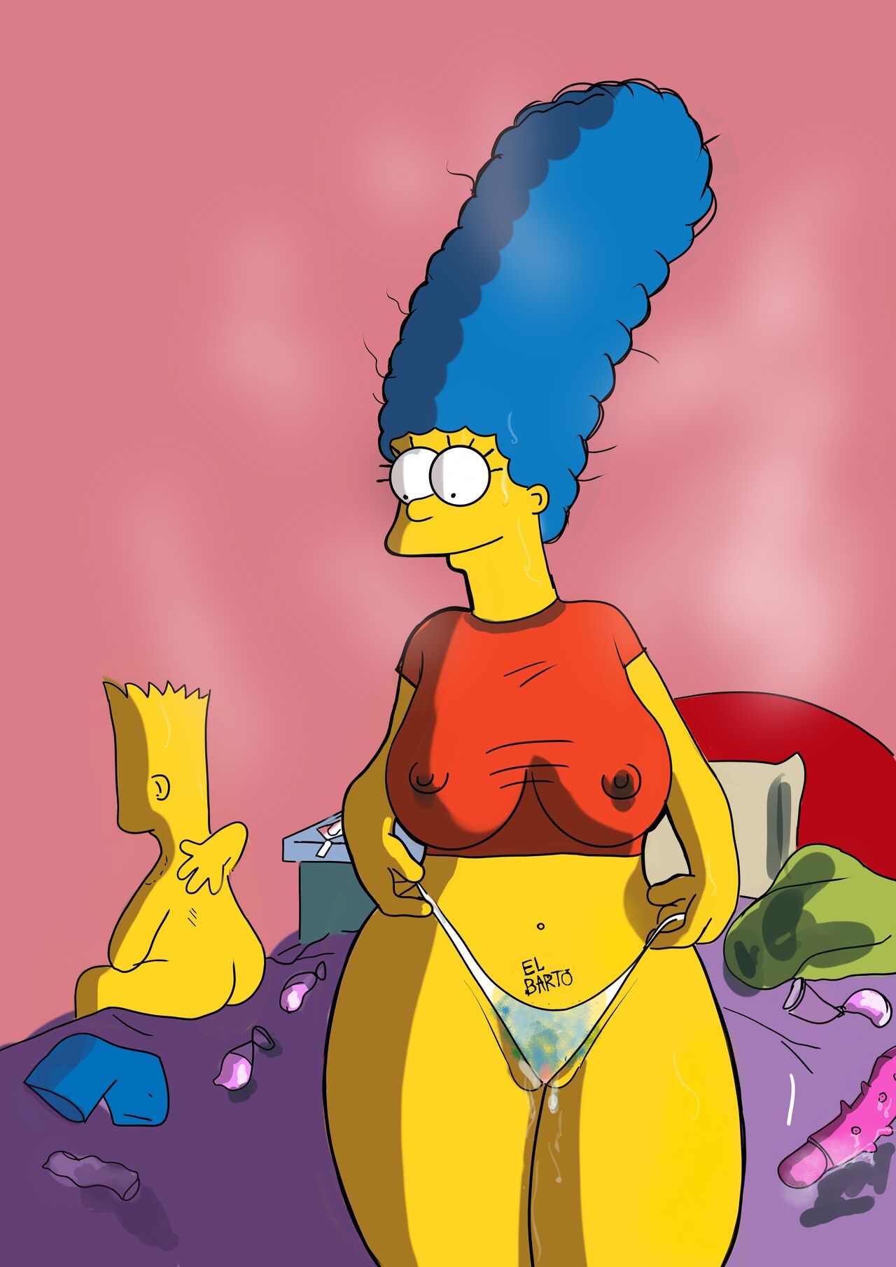 Marge Simpson page 1 full