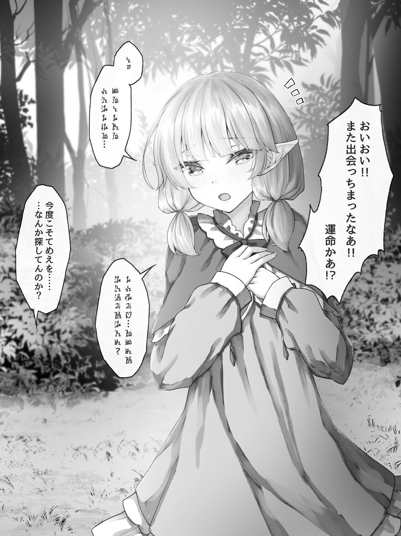 Kotoba ga Tsuujinai Elf to Elf o Bibirasetai Otoko page 10 full