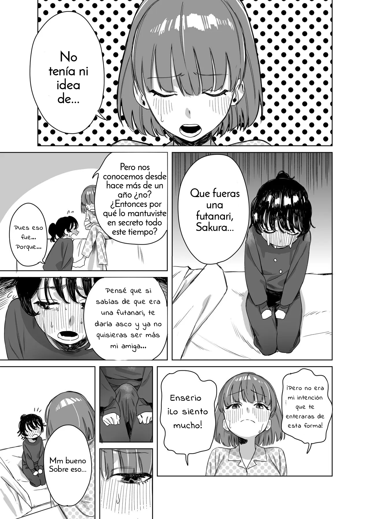 Futanari ga Tomodachi ni Seishori shite morau Hanashi page 4 full