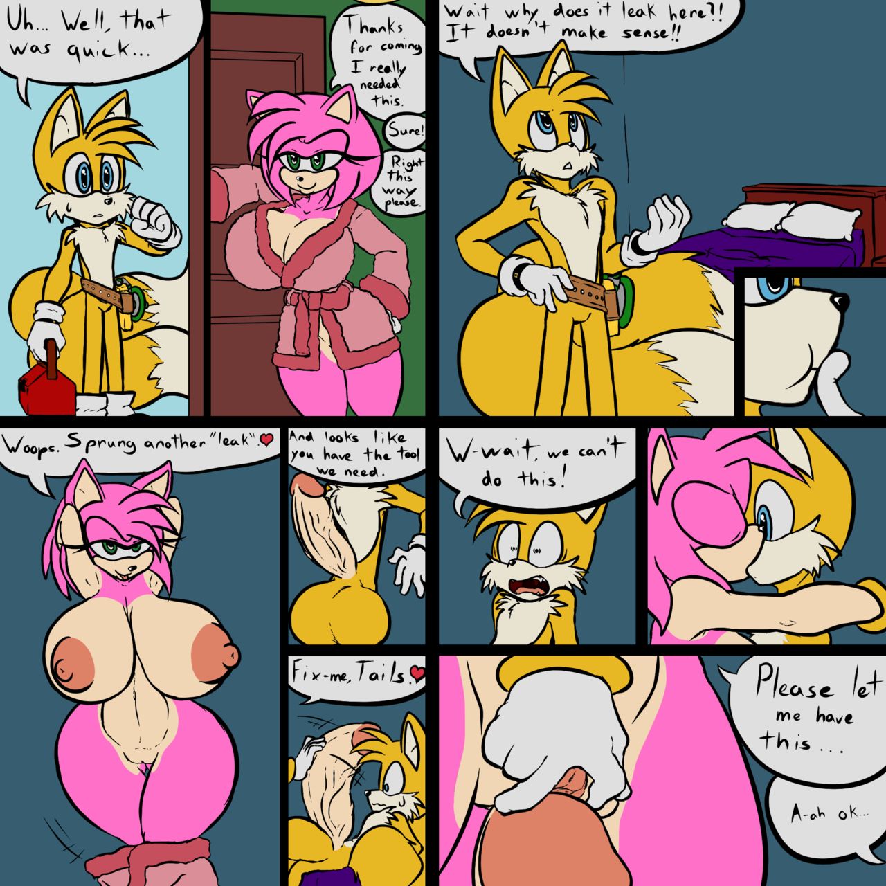Miles Tails Prower By Unknown Artist Backup page 8 full