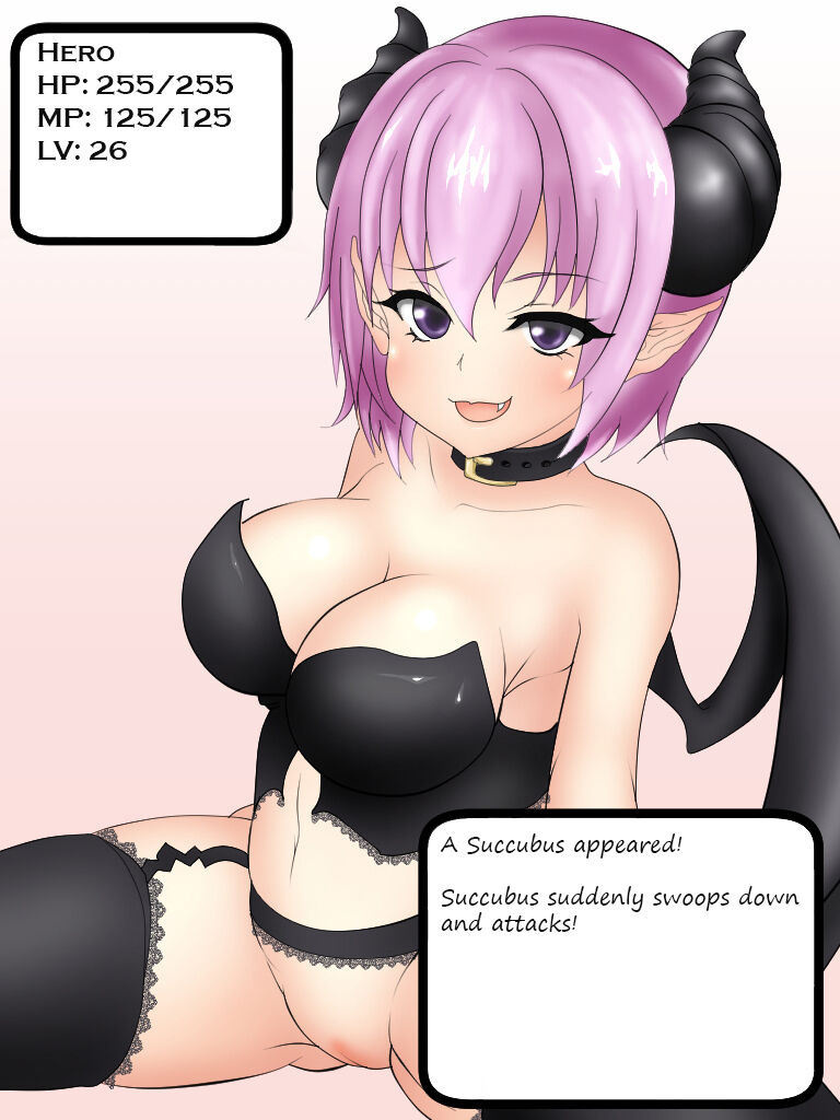"RPG Sentou-fuu" Succubus ga Arawareta! | RPG battle style: A succubus appeared! page 2 full