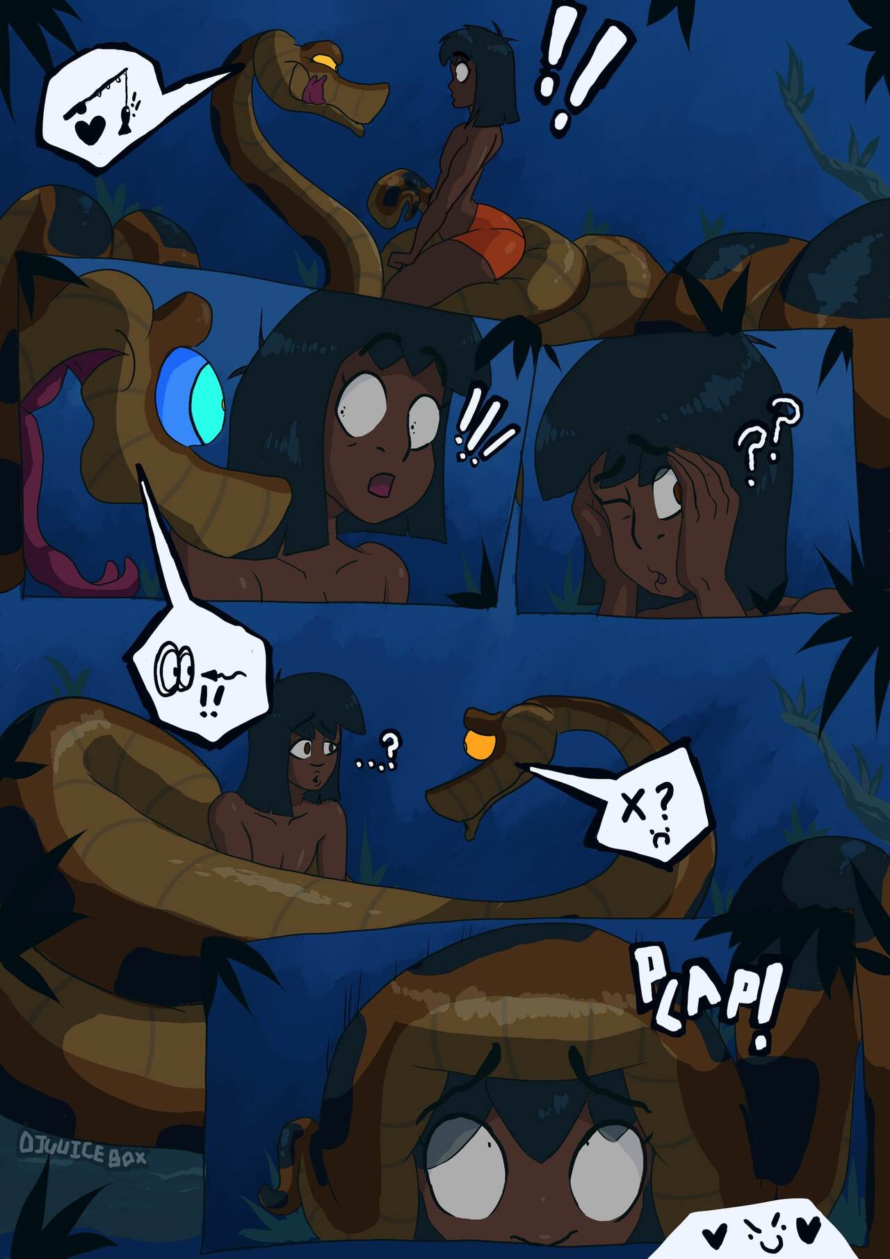 Djuuicebox - Kaa x Mowgli 2 page 1 full
