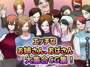 Circle Chotto B-sen! Ecchi na Onee-san, Oba-san Daishuugou CG Shuu! cover