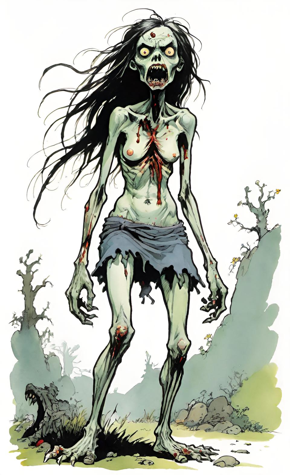 Women Undead, Zombies, Demons, Ghosts  Part page 6 full