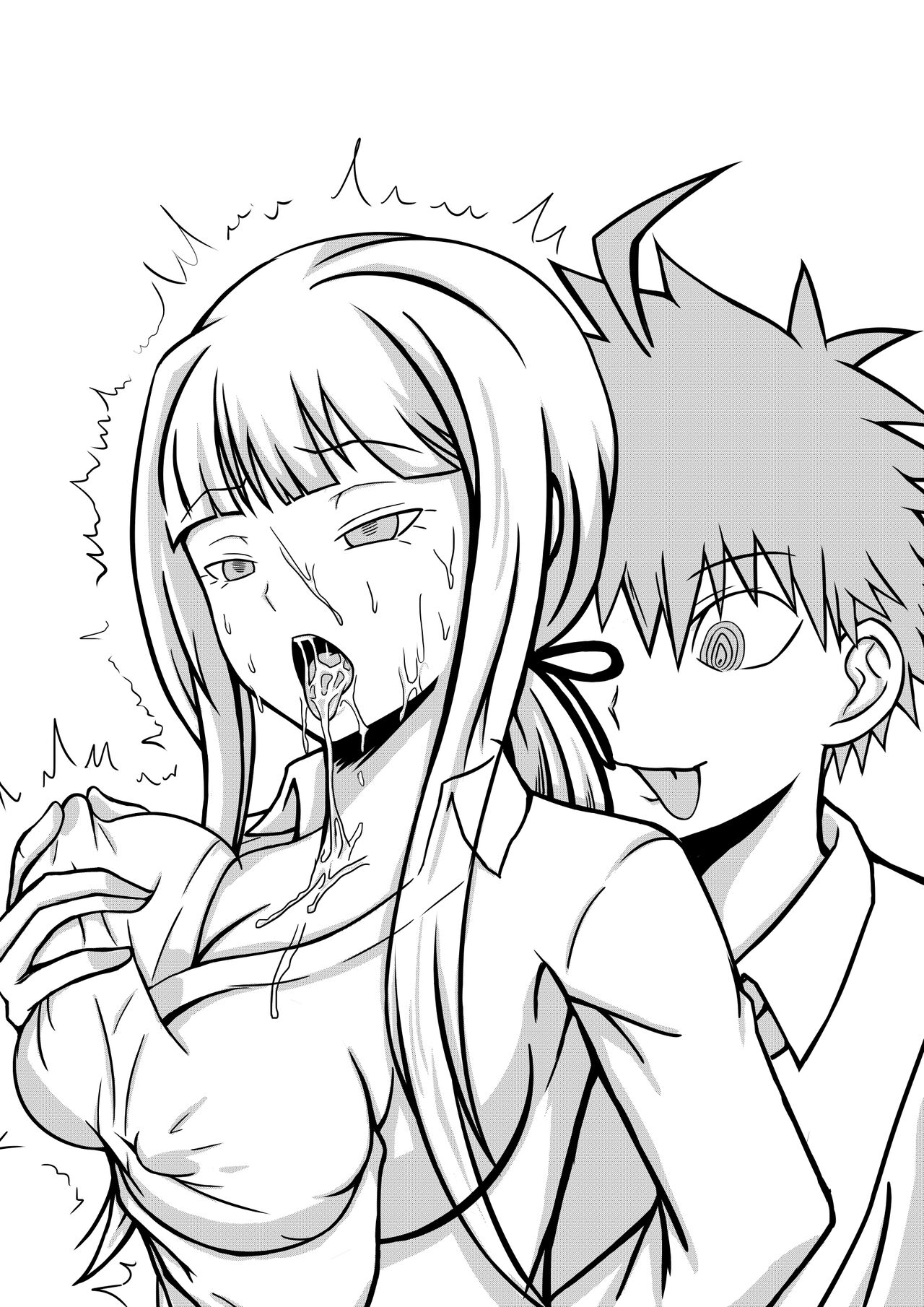 Sennou Sareta Naegi ni Oshioki Sareru Kirigiri page 8 full