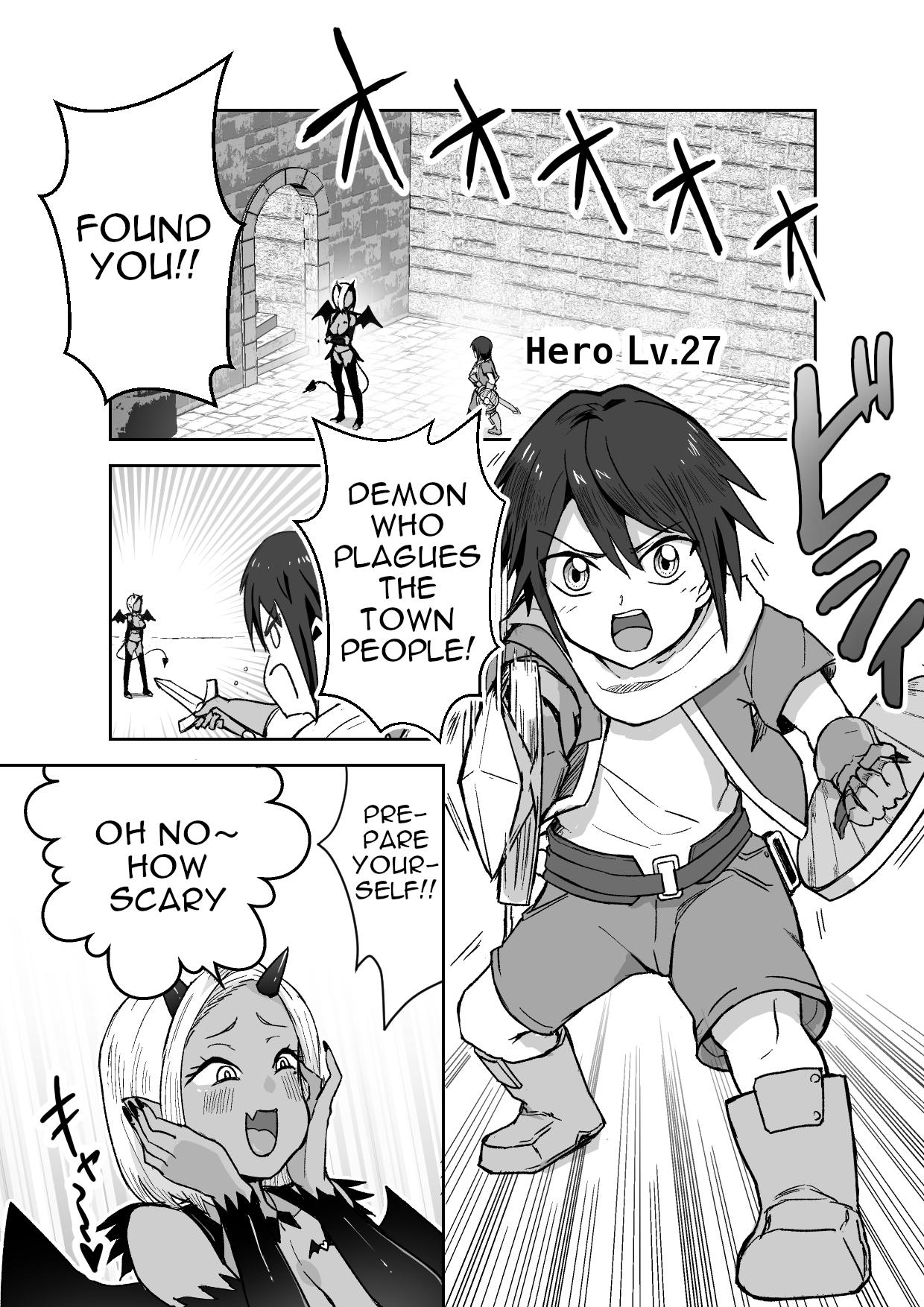 Succubus ni Haiboku Shite Chitchana Teisobi o Tsukerarechau Ohanashi | Story about Losing to a Succubus and Made to Wear Small Chastity Belt page 2 full