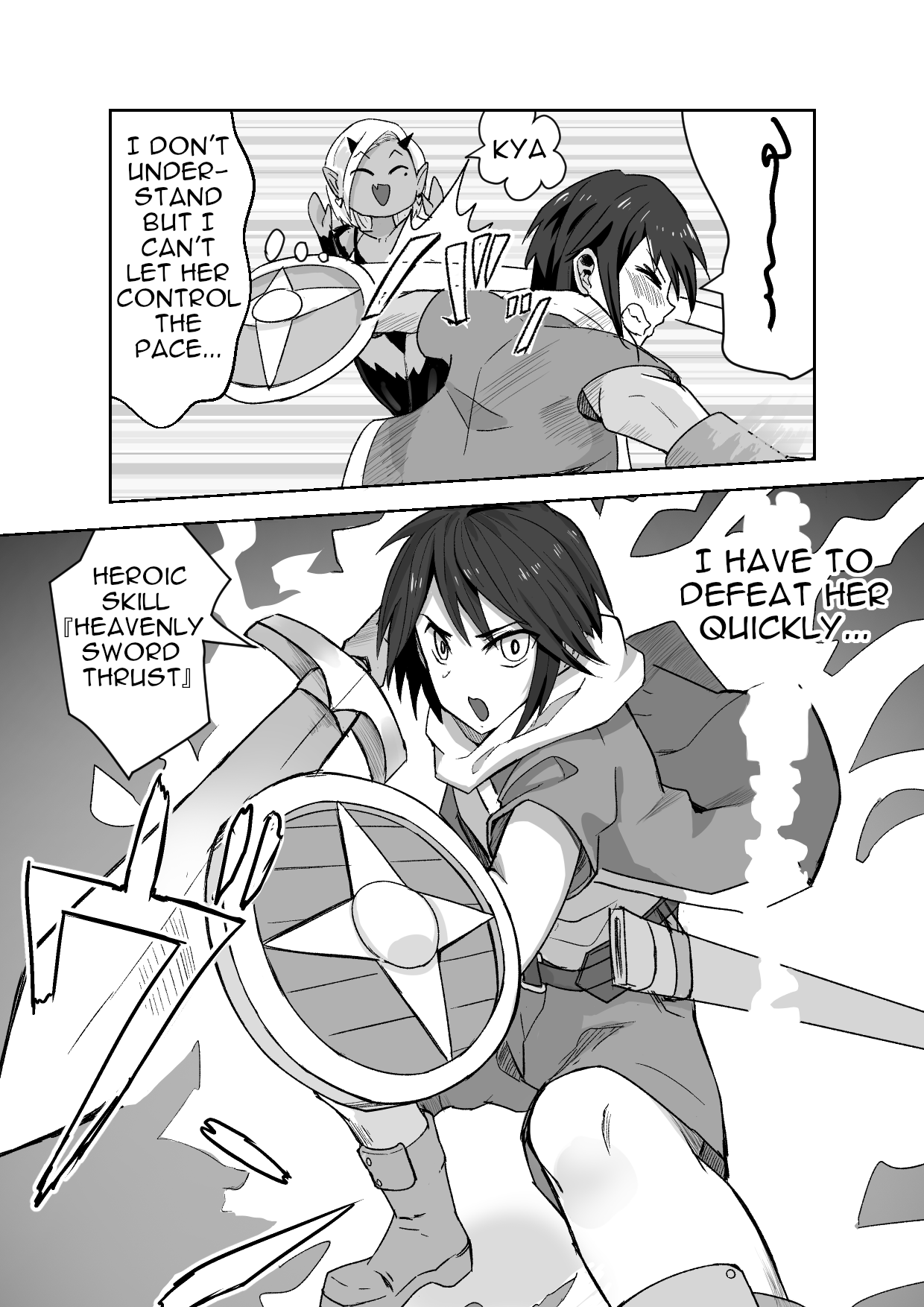 Succubus ni Haiboku Shite Chitchana Teisobi o Tsukerarechau Ohanashi | Story about Losing to a Succubus and Made to Wear Small Chastity Belt page 4 full