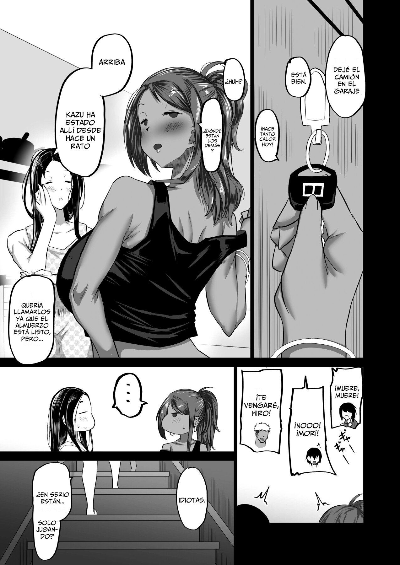Jimoto no Oneesan-tachi ni, Dekachin Baka no Tomodachi ga Tanetsuke Koubi Shimakutteta. | Mi Amigo El Idiota De Pene Enorme Se Ha Estado Follando A Mis Hermanas Mayores En Mi Ciudad Natal page 8 full