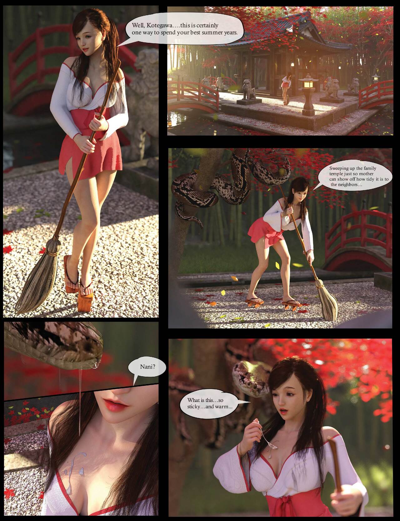Lucky Shrine Maiden page 1 full