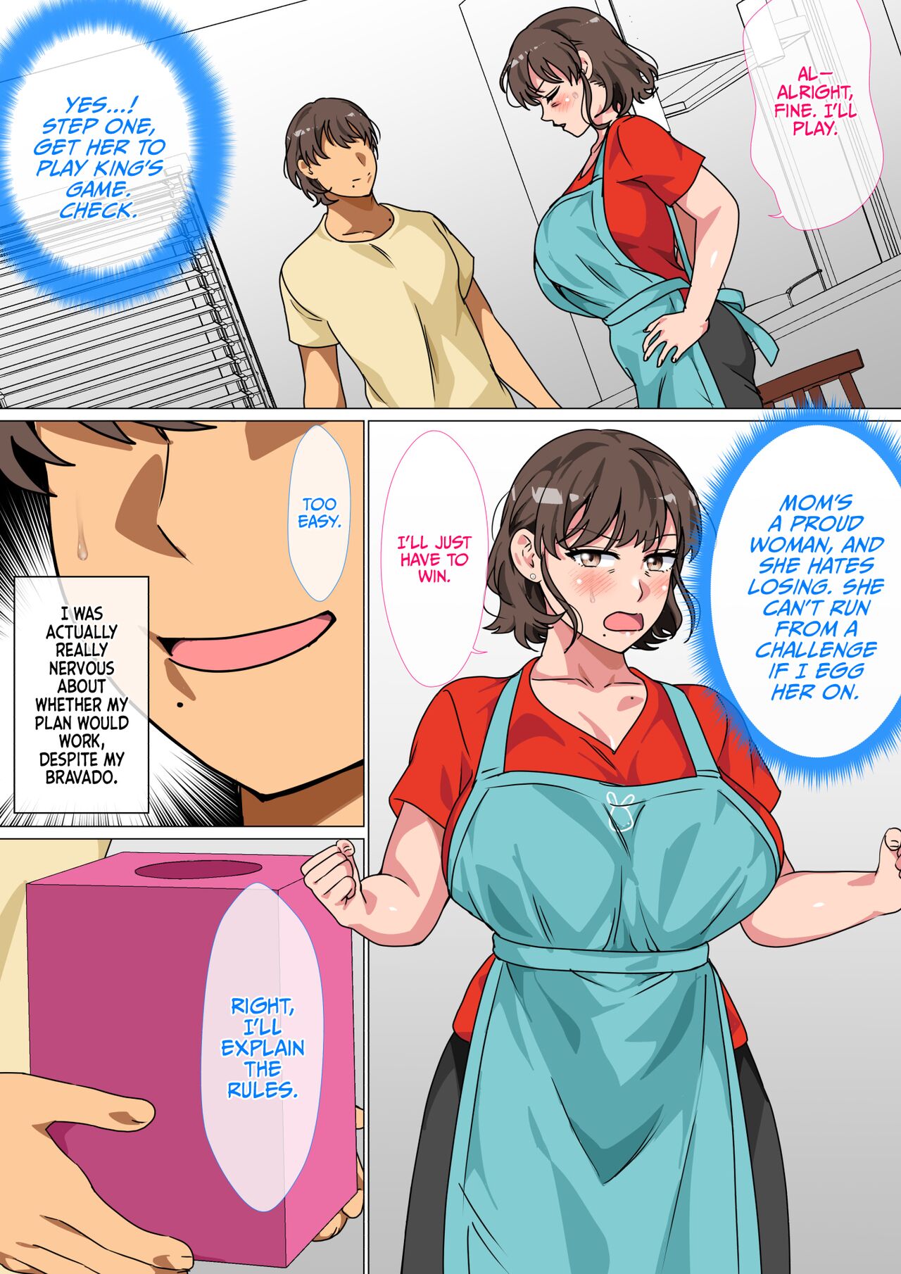 Ousama Game no Meirei de Haha to Sex Shita Hanashi | I Ordered My Mom to Have Sex with Me in King's Game page 8 full
