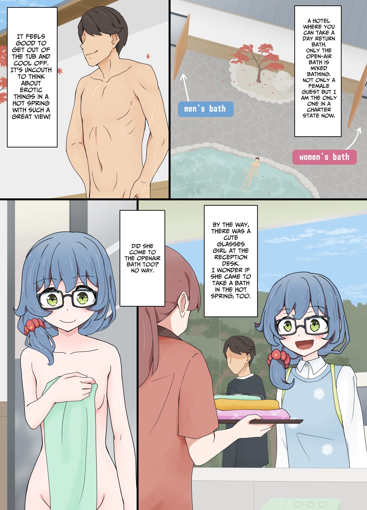 Mixed Bathing Onsen Lock + Textless + Bonus page 4 full
