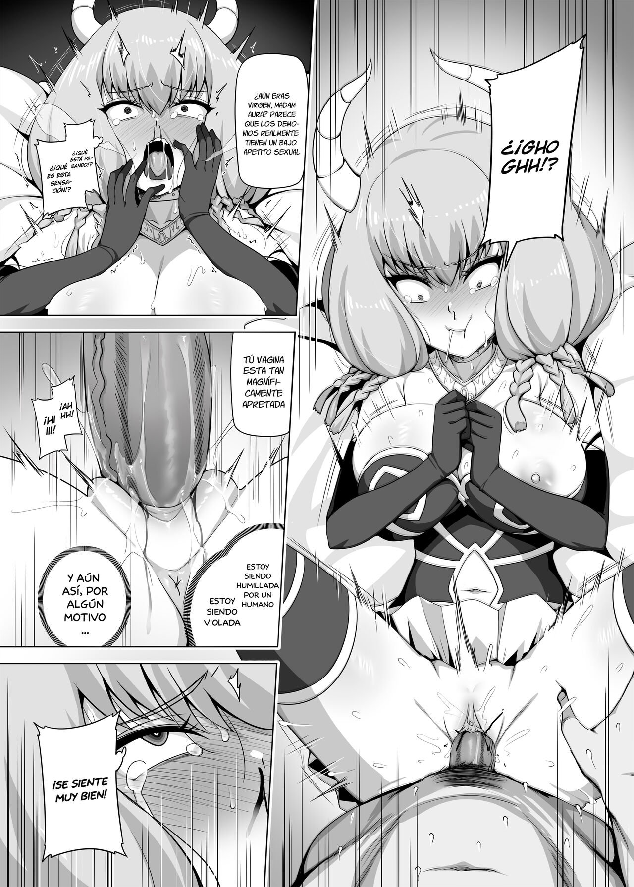 Aura to Ippatsu Yaru Tame Mechakucha Maryoku o Tamete Kimashita | Guardé toneladas de magia con un solo objetivo: preñar a Aura page 7 full