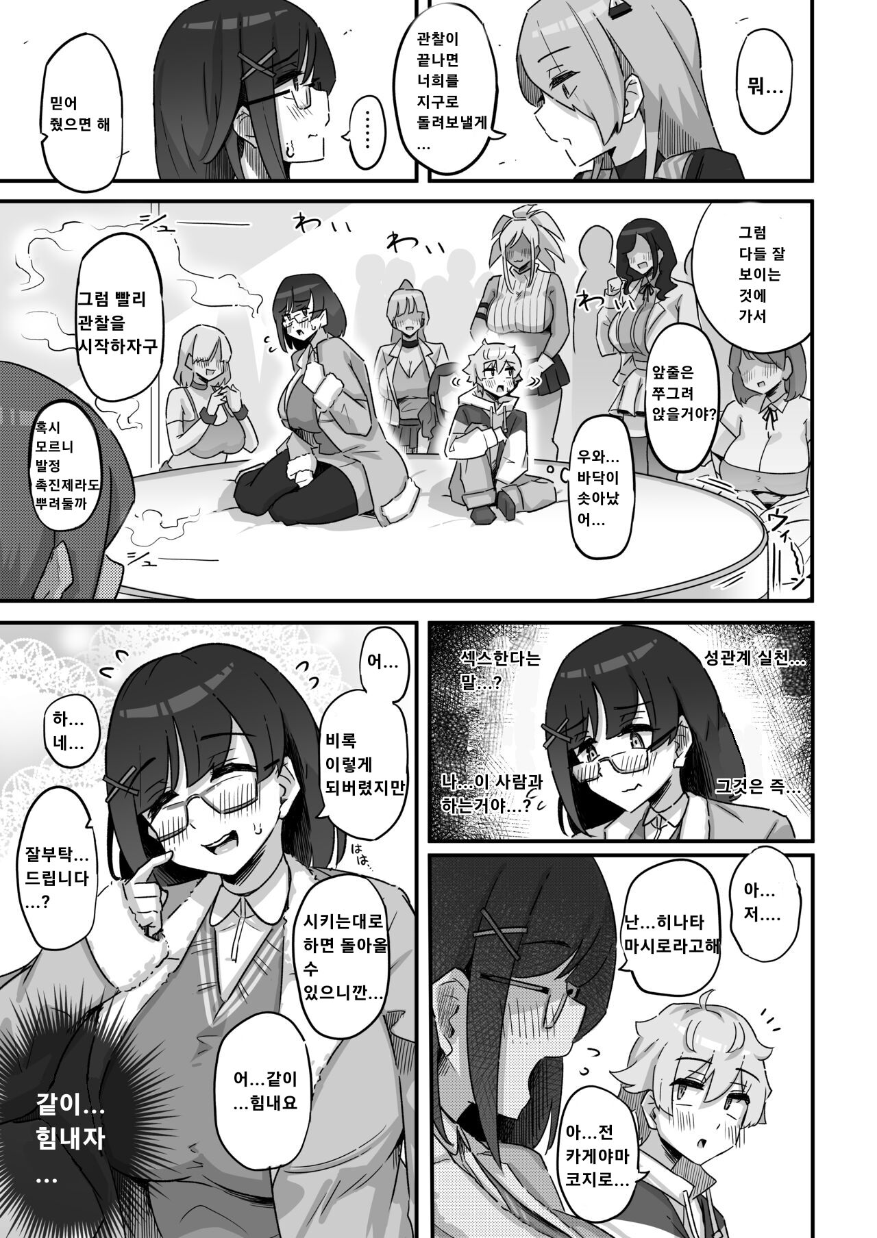 Kyou no Jugyou wa, Chikyuujin no Hanshoku Katsudou no Kansatsu desu. - Today's lesson is observation of the breeding activities of earthlings. page 8 full