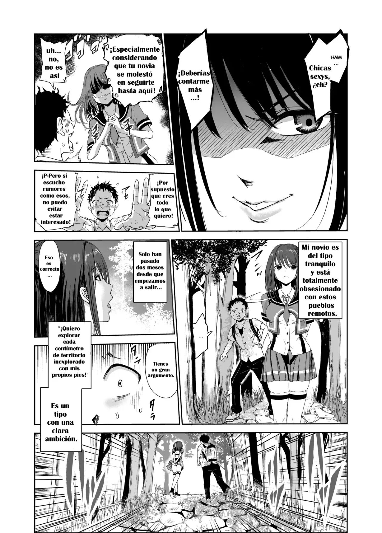 Tsuyagari Mura 1 ~Kareshi o Mamoru Tame Hikyou no Mura de Kyousei Gohoushi &amp; NTR Sex~ page 4 full