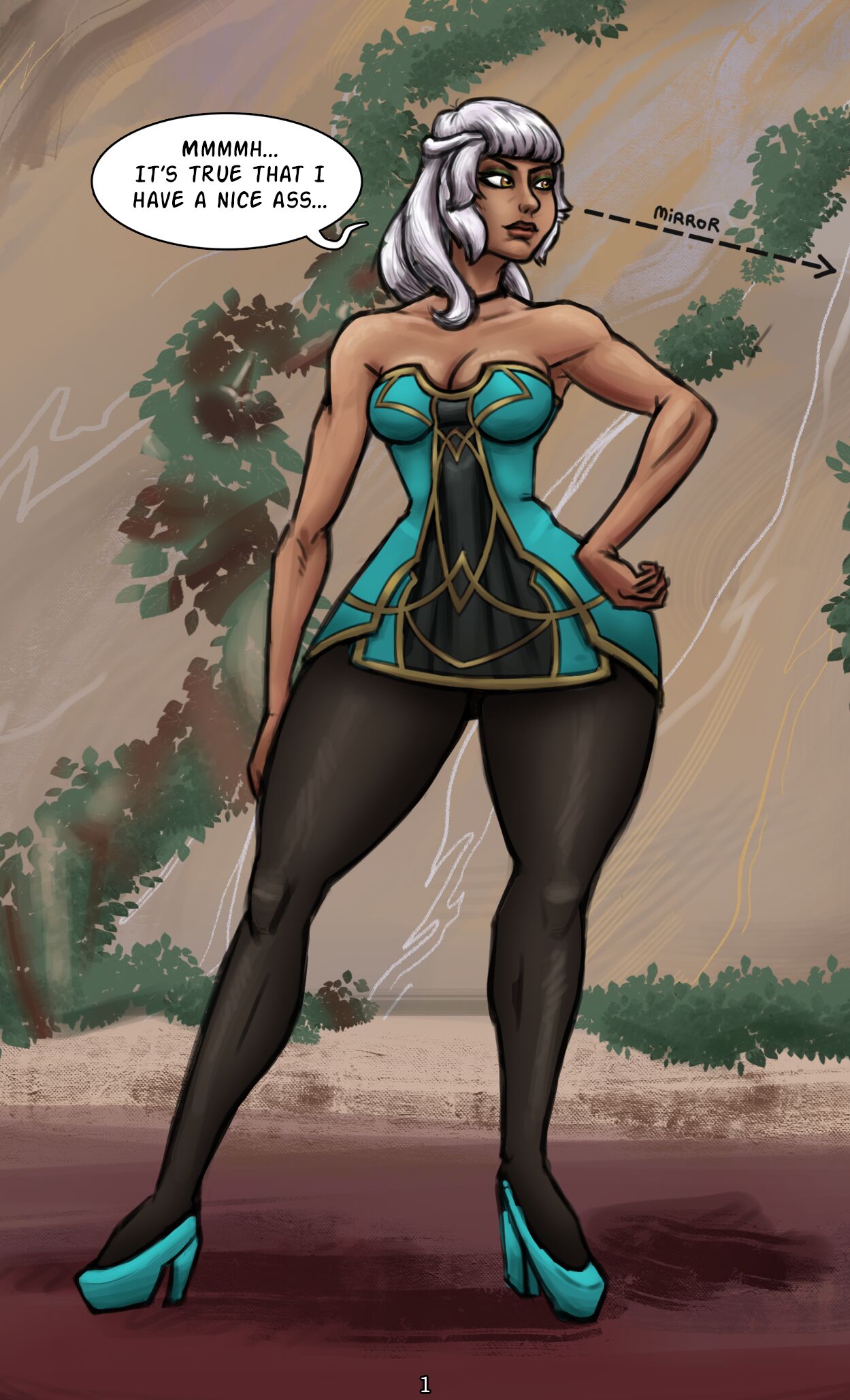Qiyana, Inessa &amp; Izela: Know your plase, sister page 1 full
