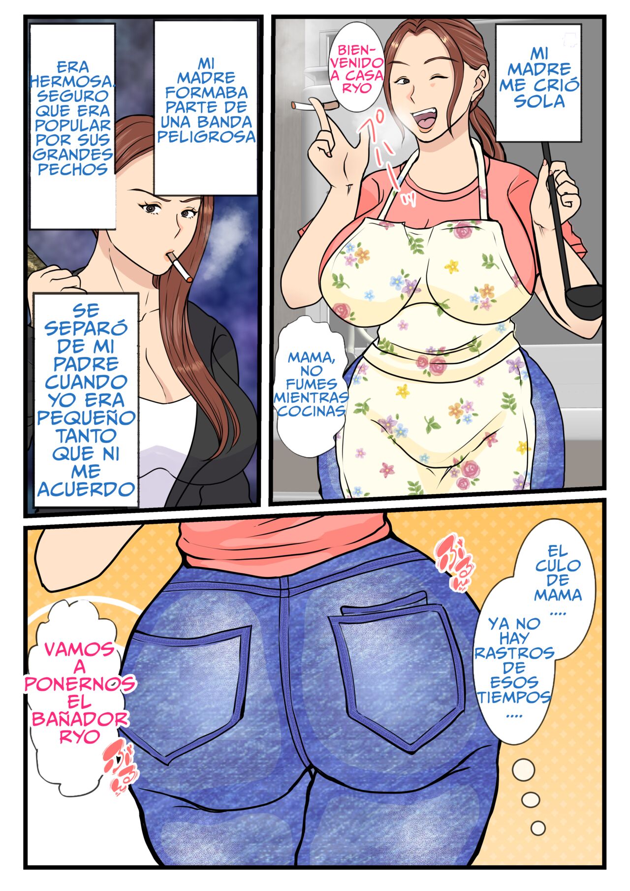 Moto yan haha, mujinto nite mesu ni naru zenpen page 5 full