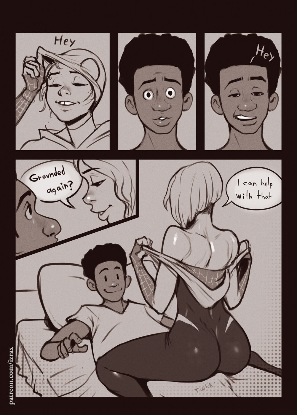 Into the Spider-Gwen by Irza page 2 full