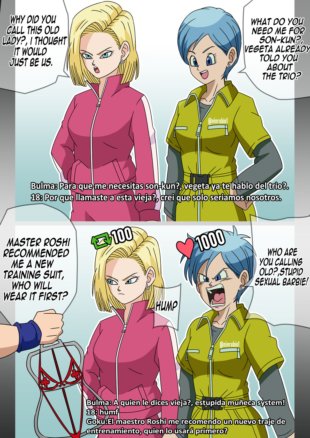 Bulma's Stripcase page 9 full