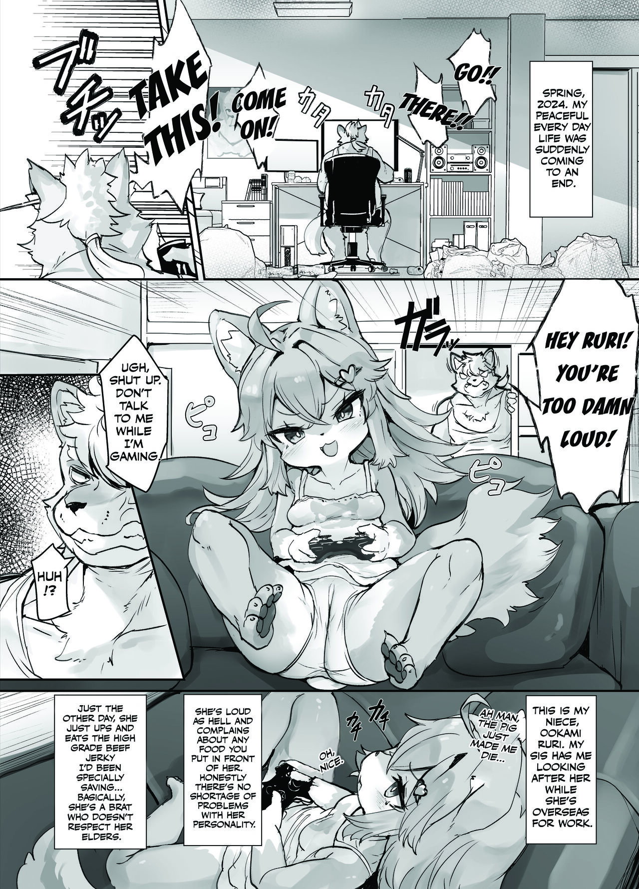 Kemo Loli Ookami Ruli-chan ga Pet ni Sareru Wake ga Nai!! - Kemo Loli Wolf! Ruli Pet! page 2 full