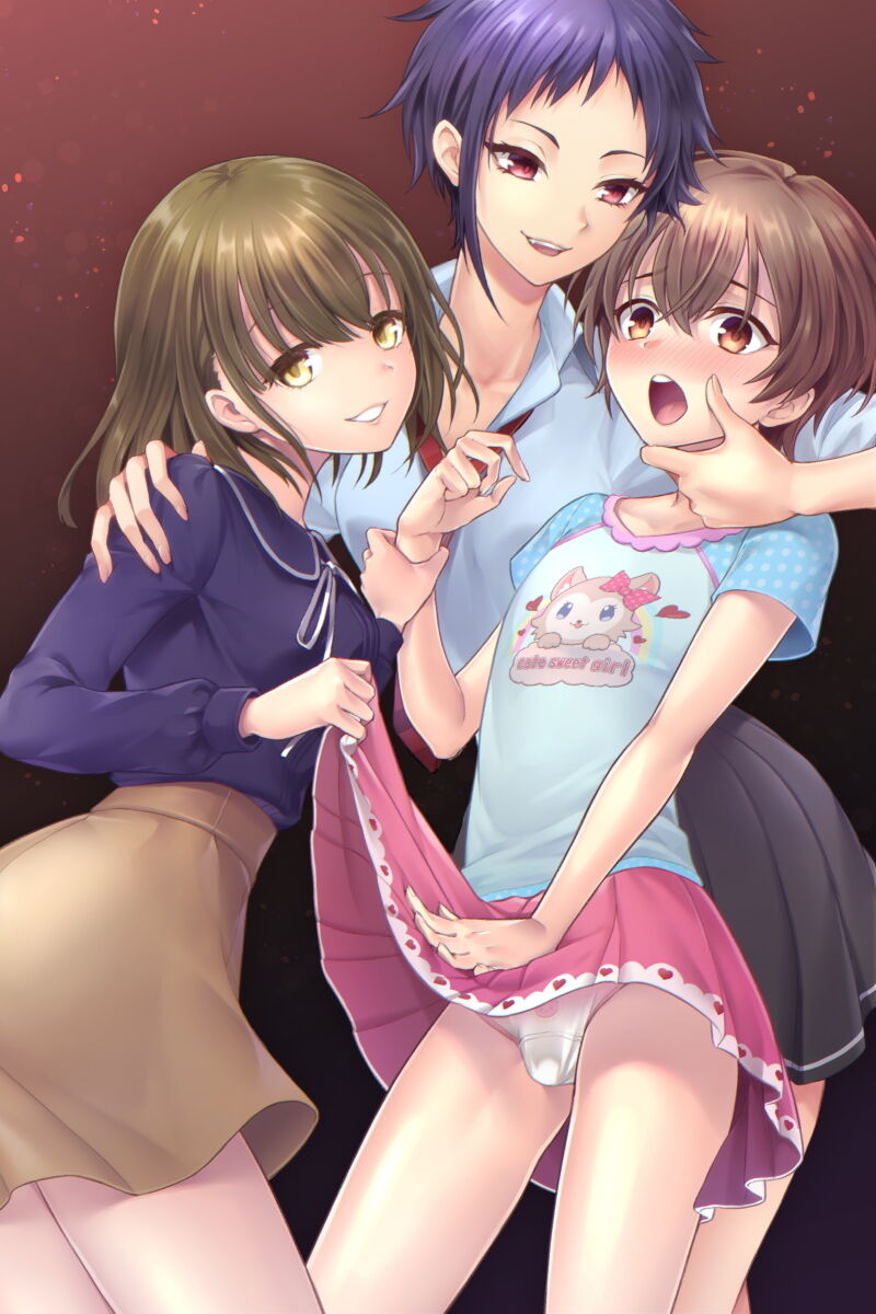 Futanari Chinpo-sama ni Kanraku Shita Kanojo to Mesu Ochi Shita Boku no Monogatari page 2 full