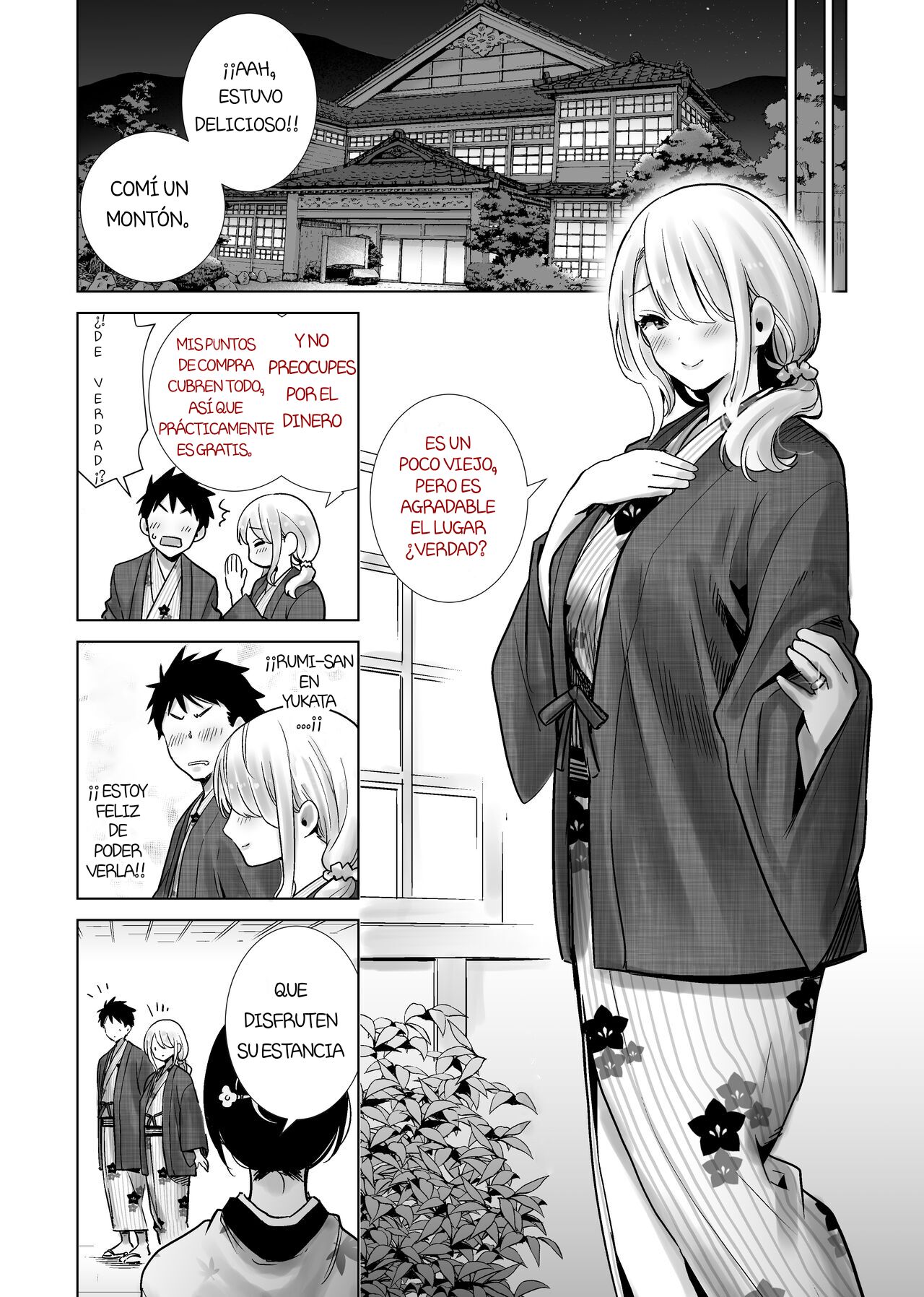 Tomodachi no Mama ga Boku no Dekachin de Ikimakutta  Onsen Ryokou | El viaje a las aguas termales donde la madre de mi amigo estaba sobre mi gran pene page 6 full