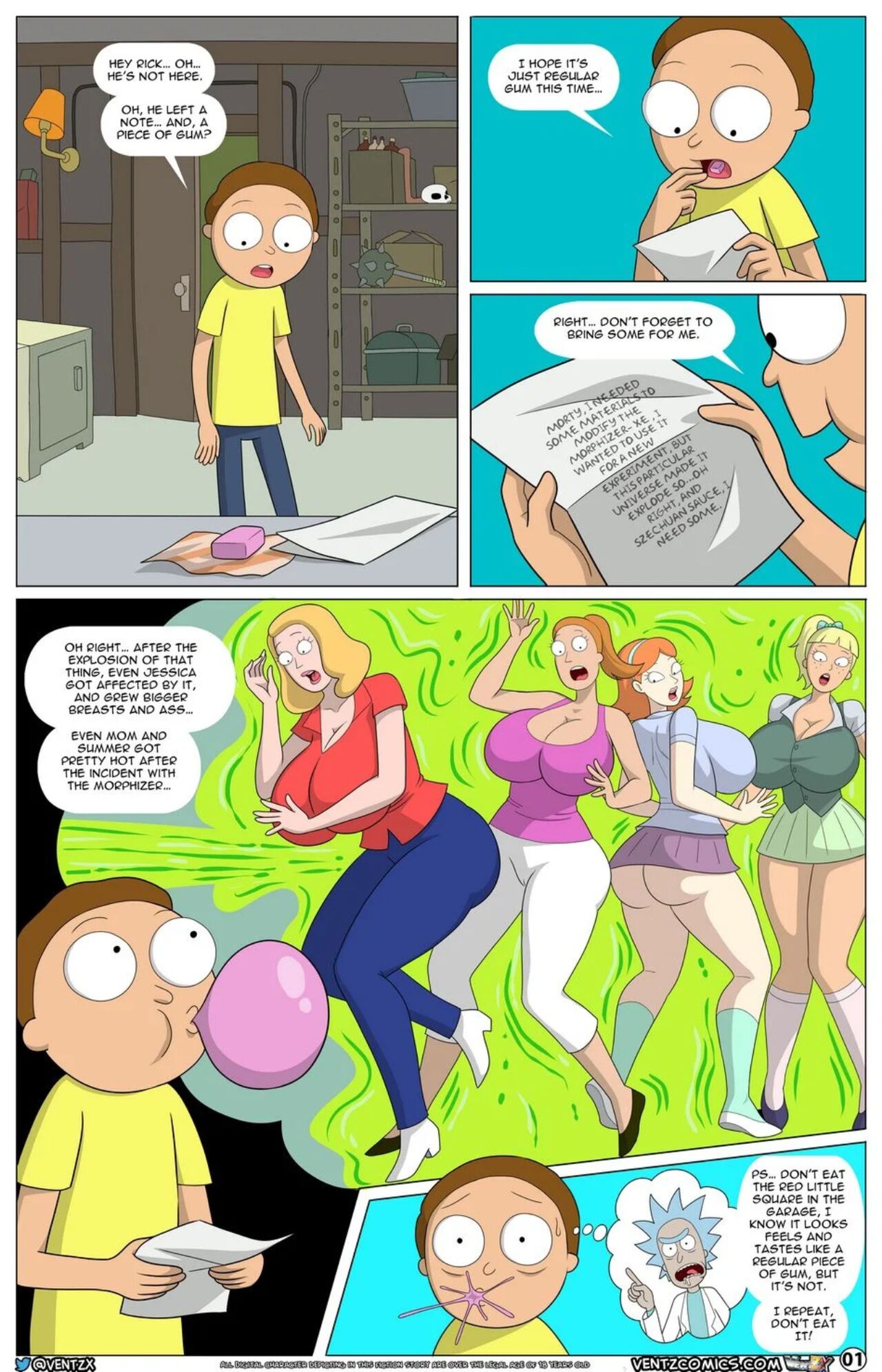 Morty Experiment #9 page 2 full