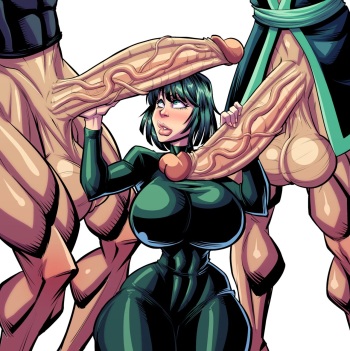 Fubuki helping the elderly cover