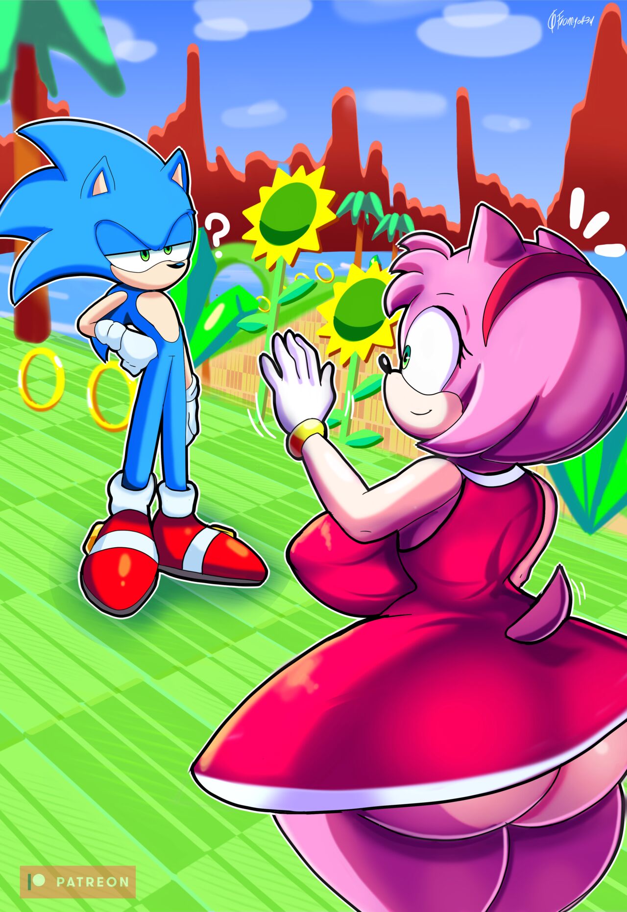 Amy &amp; Sonic page 1 full
