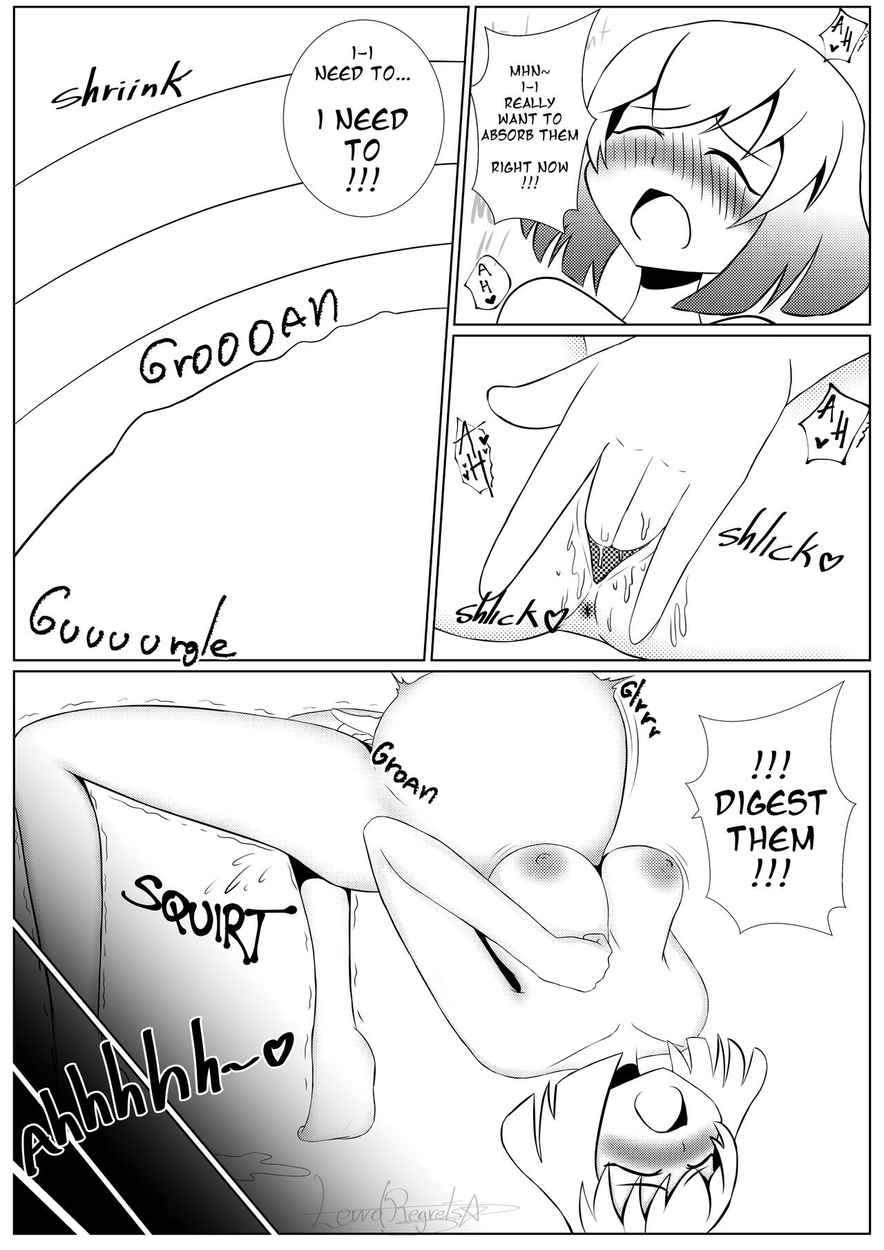 Shion's dream - First Anal vore page 7 full