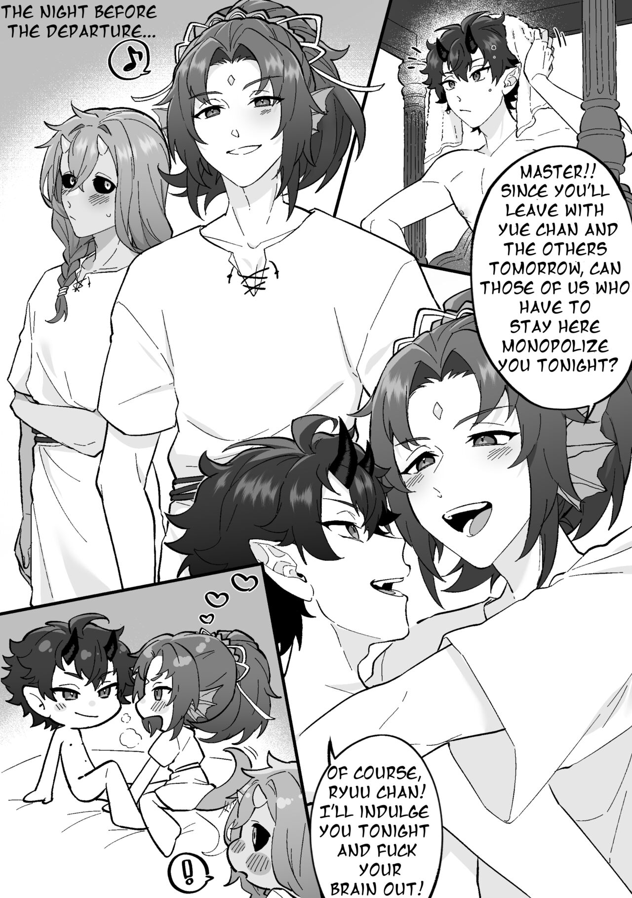 The night before Kibadios' departure page 1 full