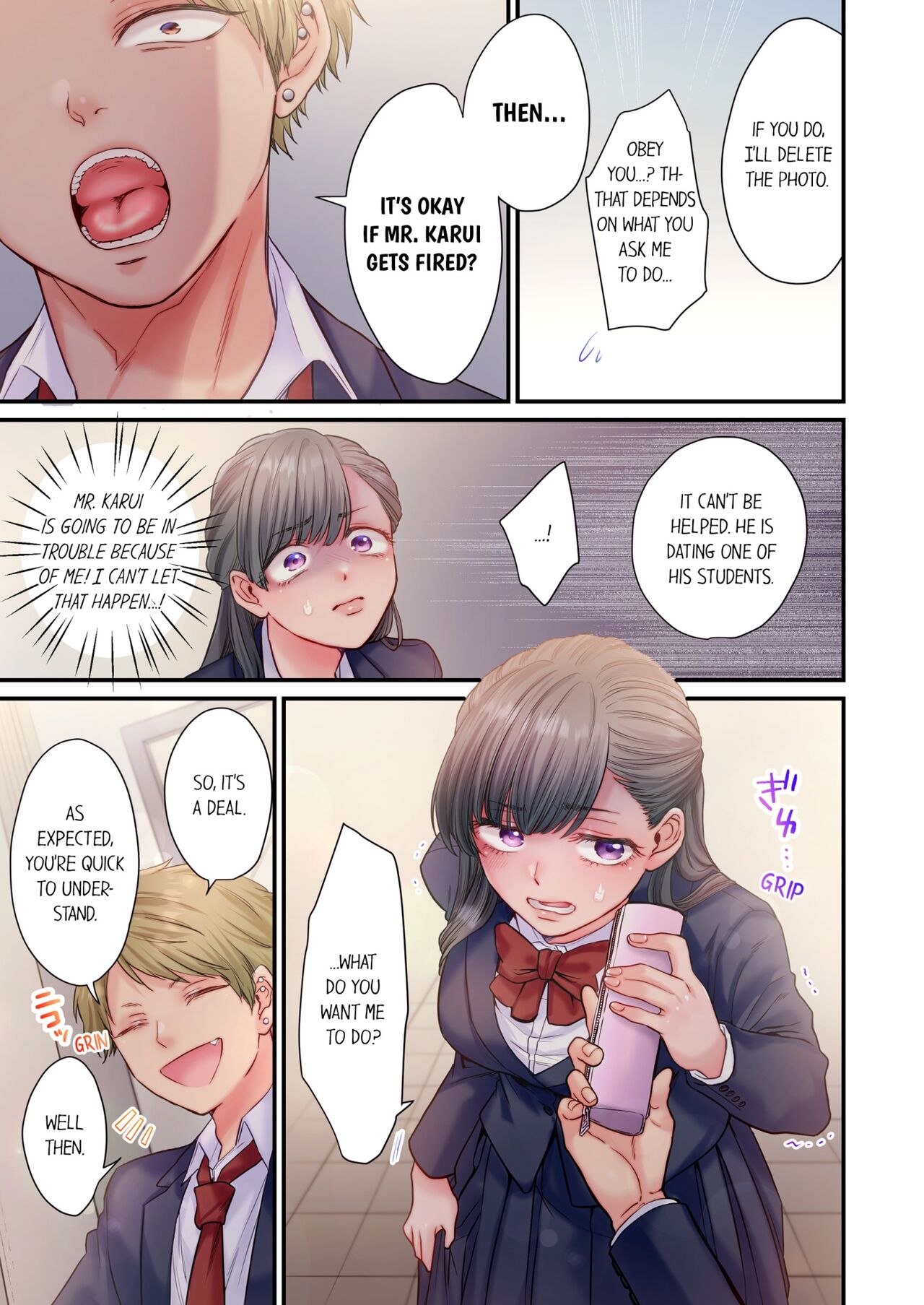 Skirt no Naka, Netorare-chuu. ~ Fuuki Iin wa Furyou ni Zettai Fukujuu desu 1 | NTR Underneath Her Skirt 1 page 10 full