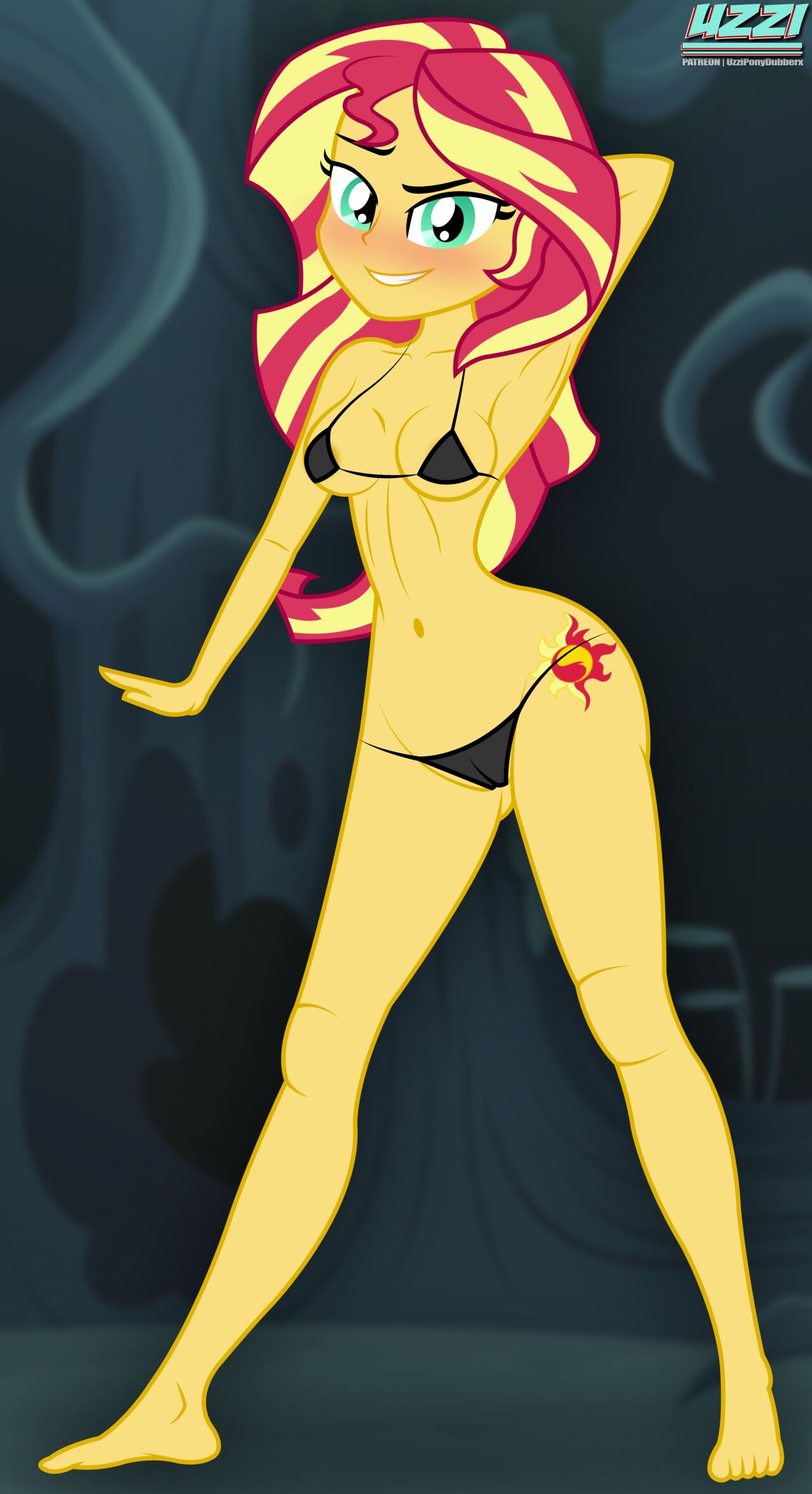Sunset Shimmer in the Forestby uzzi dash ponydubberx page 2 full