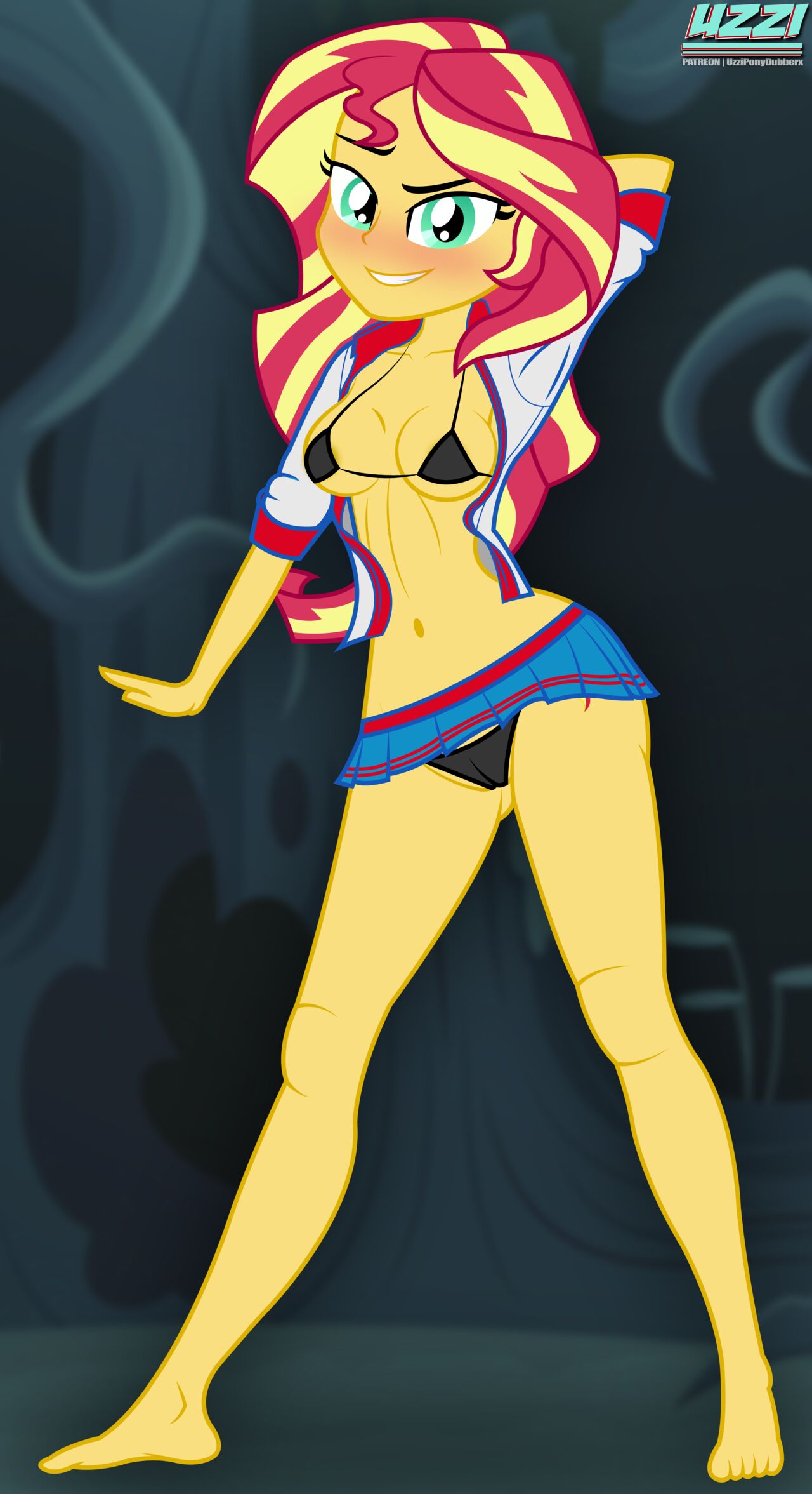 Sunset Shimmer in the Forestby uzzi dash ponydubberx page 6 full