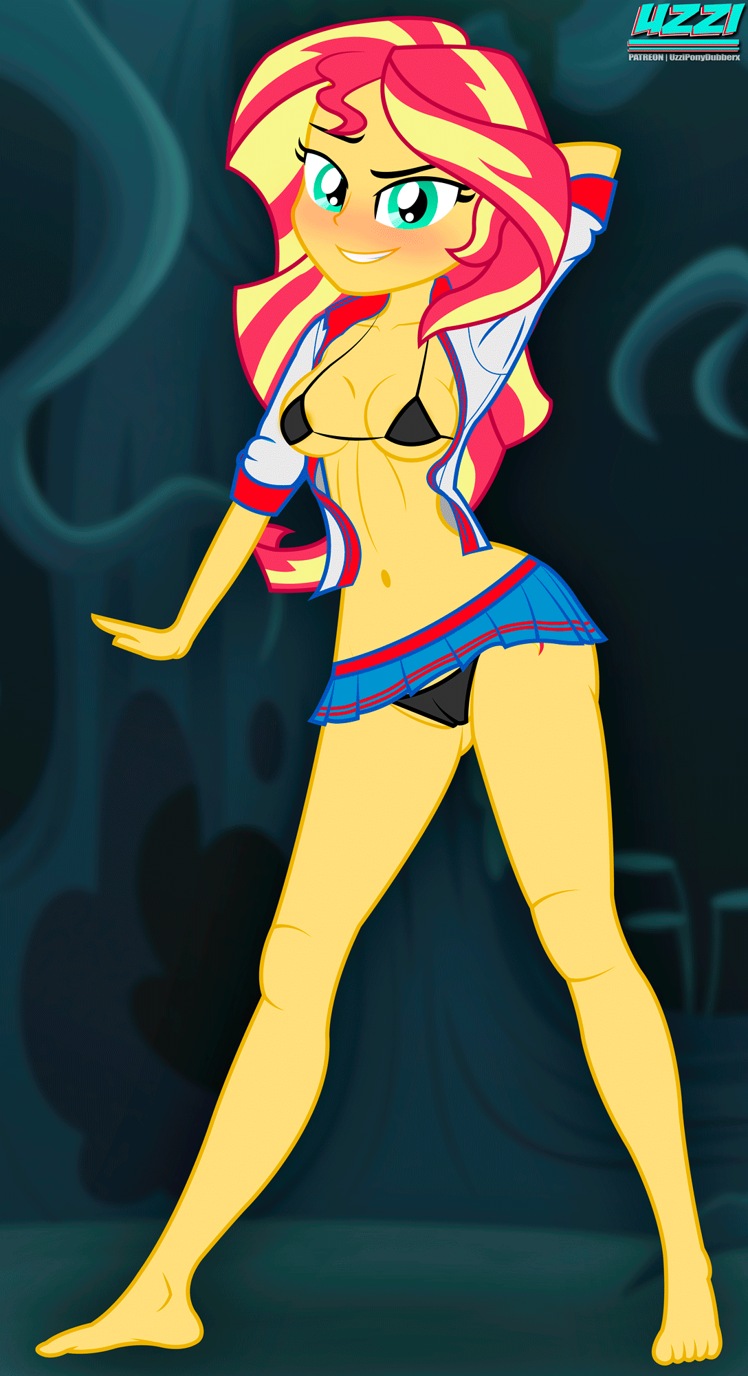 Sunset Shimmer in the Forestby uzzi dash ponydubberx page 8 full