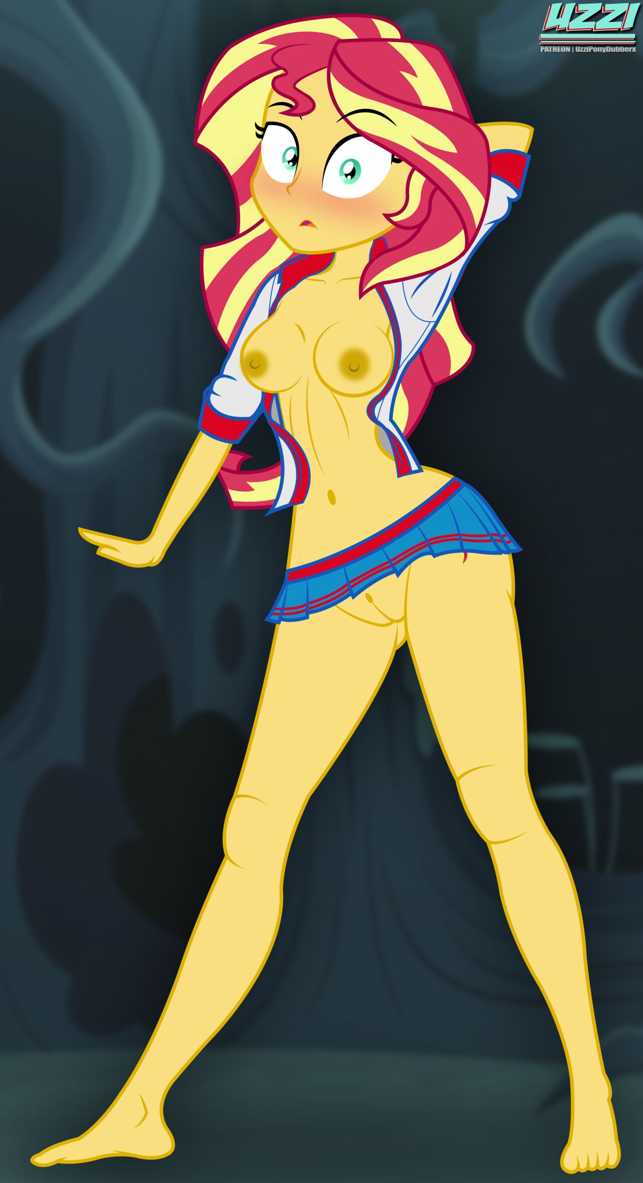 Sunset Shimmer in the Forestby uzzi dash ponydubberx page 9 full