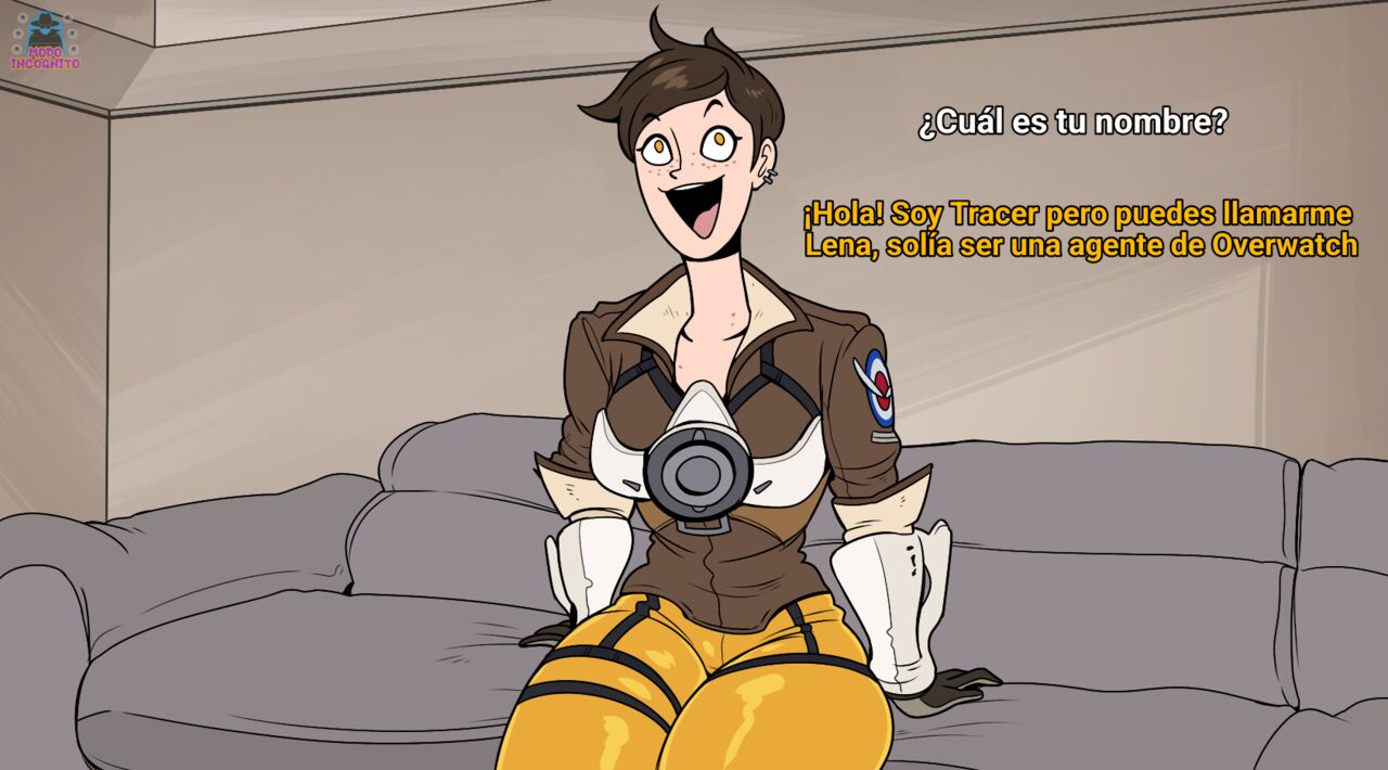 Tracer from Overwatch get's Disciplined page 1 full