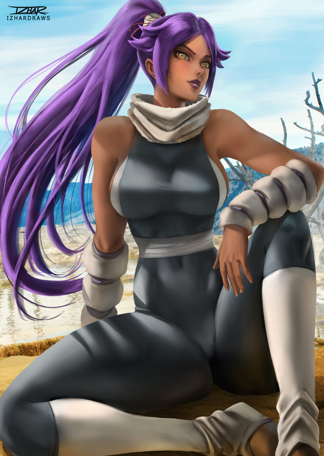 IzharDraws Yoruichi Shihōin page 2 full