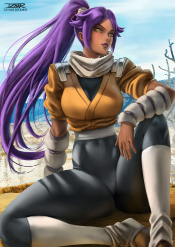 IzharDraws Yoruichi Shihōin cover