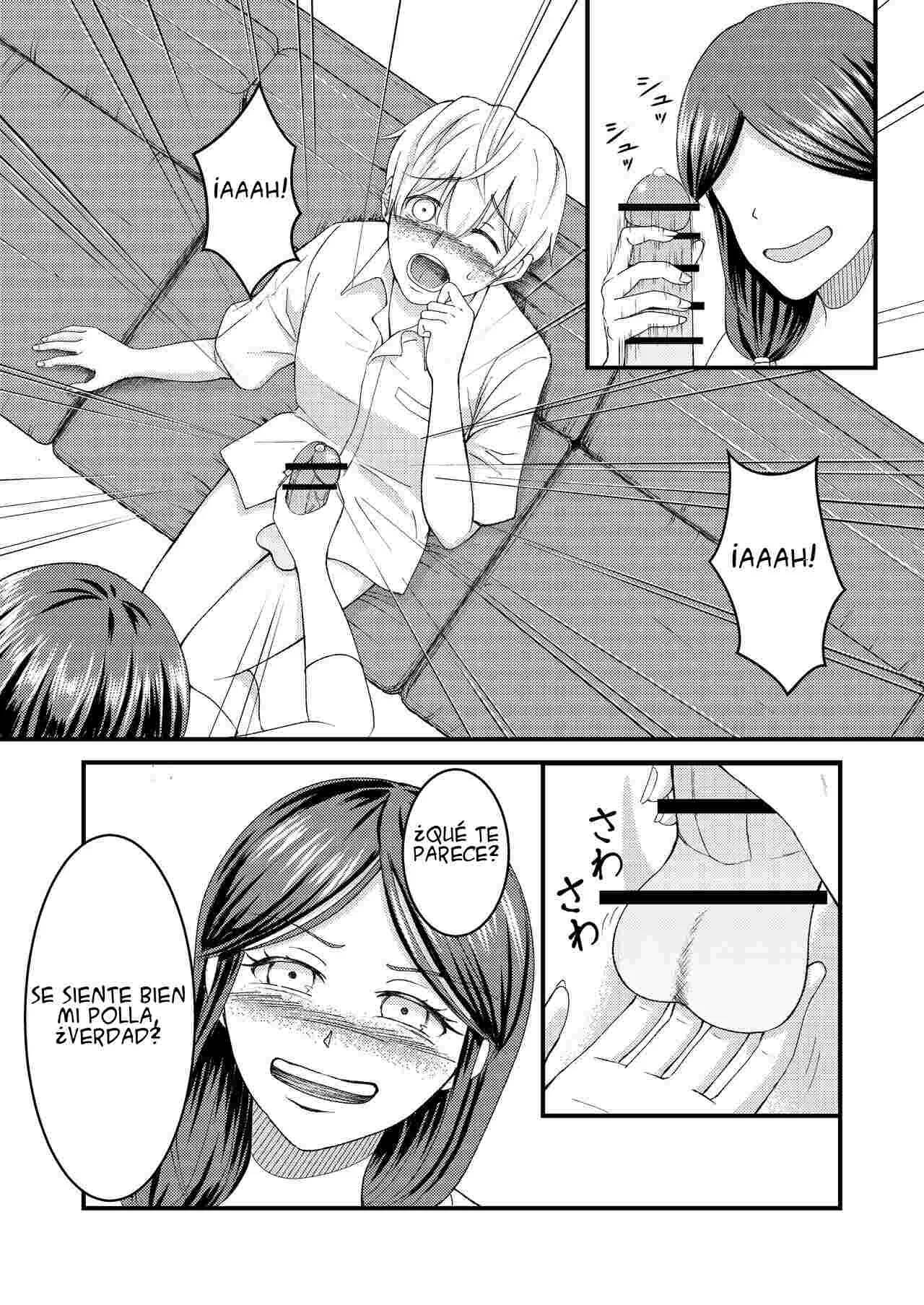 Yasashii Bakunyuu Kaa-san to Irekawacchatta Hankouki na Ore no Hanashi ~2~ | Cambio de cuerpos, yo y mi pechugona madre 2 page 8 full