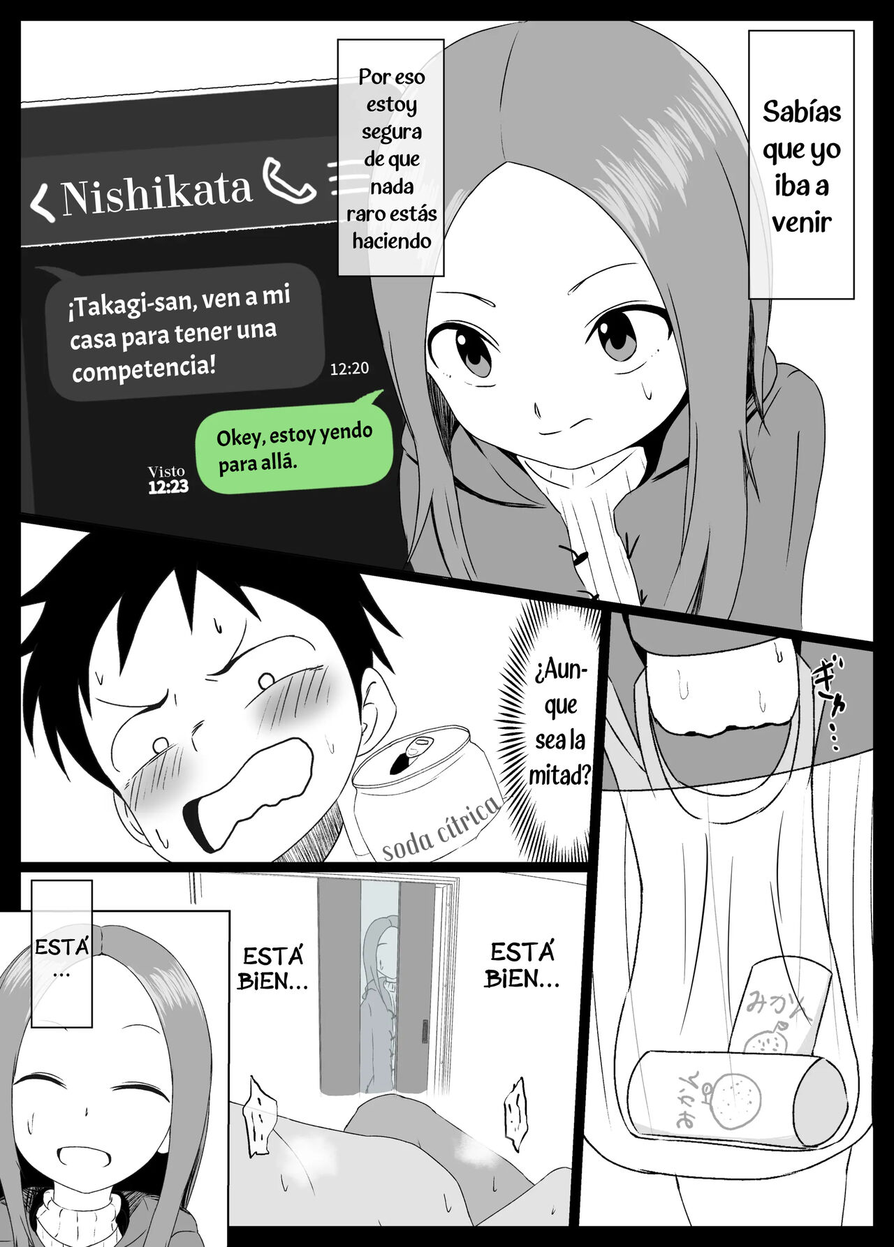 Houjou-san ni Nishikata o Netorareru Takagi-san | Houjou-san logra que Nishikata vuelva cornuda a Takagi-san page 9 full