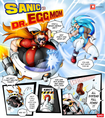 Sanic vs Dr. Eggmom cover