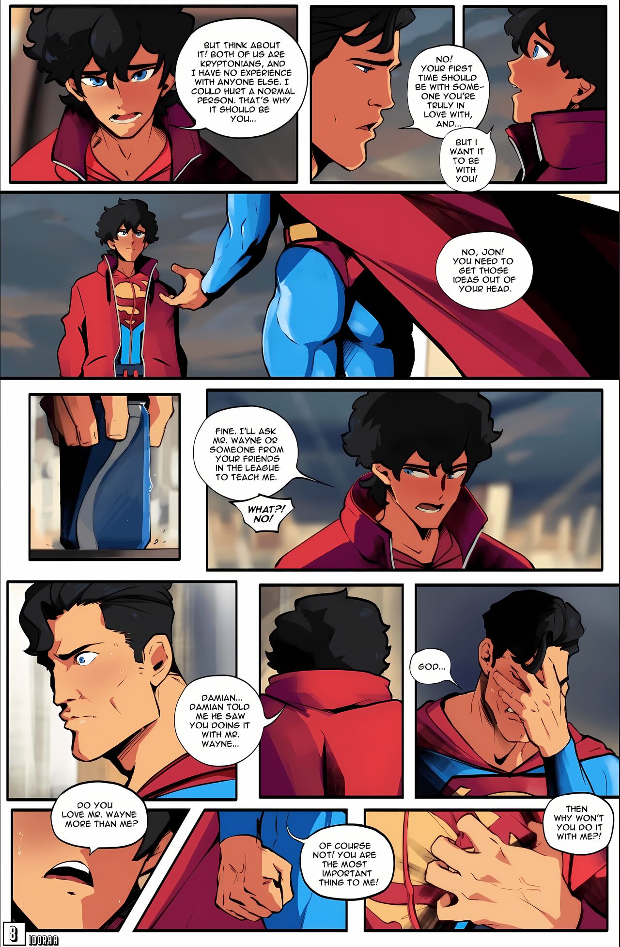 SUPERBOY Comic page 10 full
