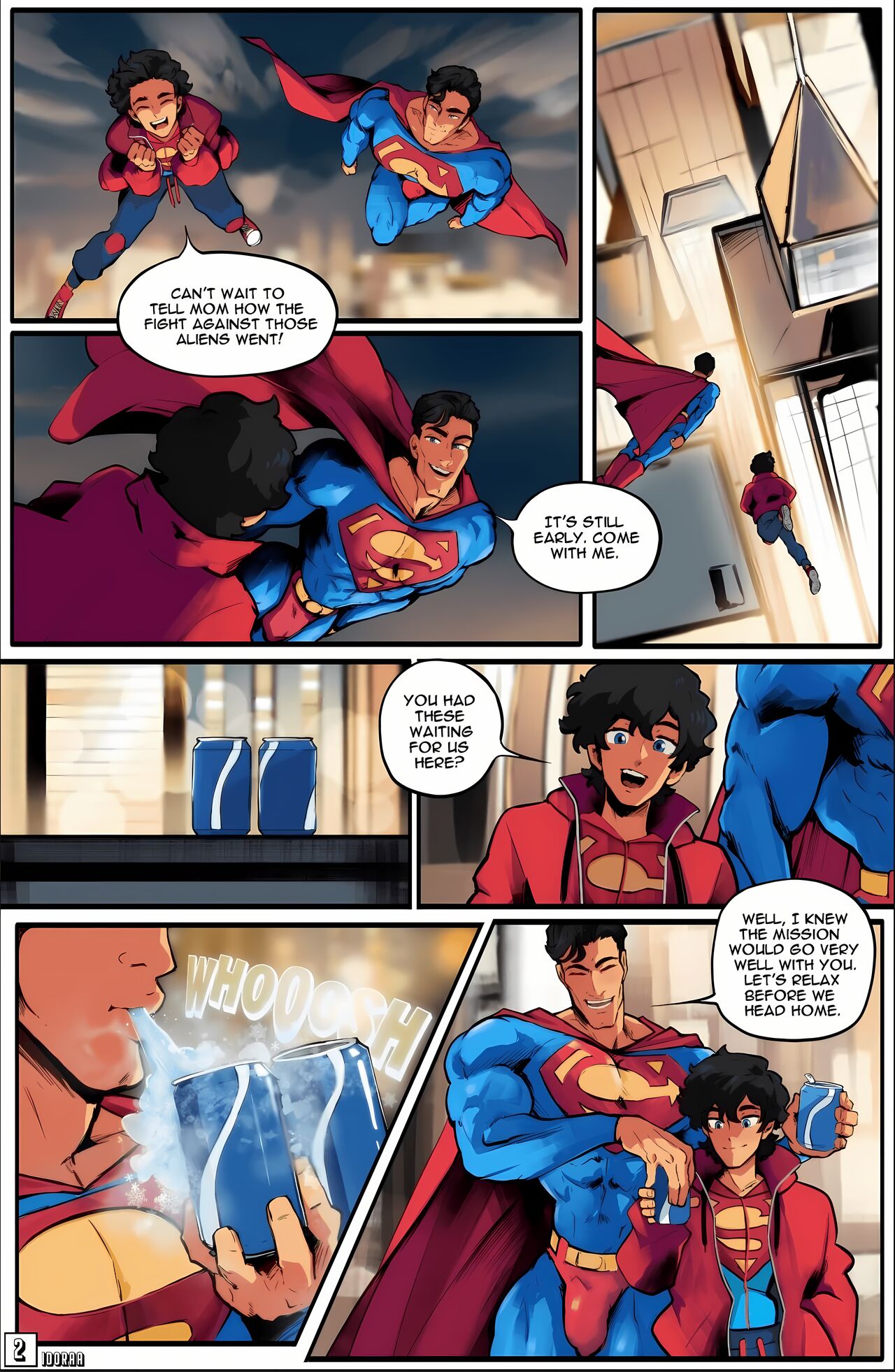 SUPERBOY Comic page 4 full