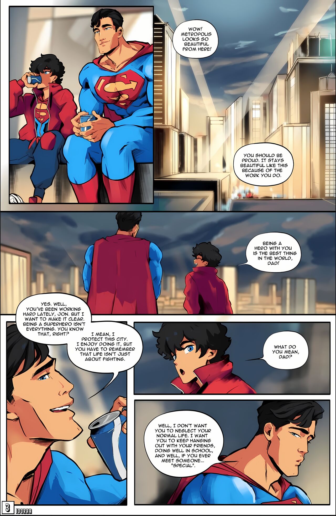 SUPERBOY Comic page 5 full
