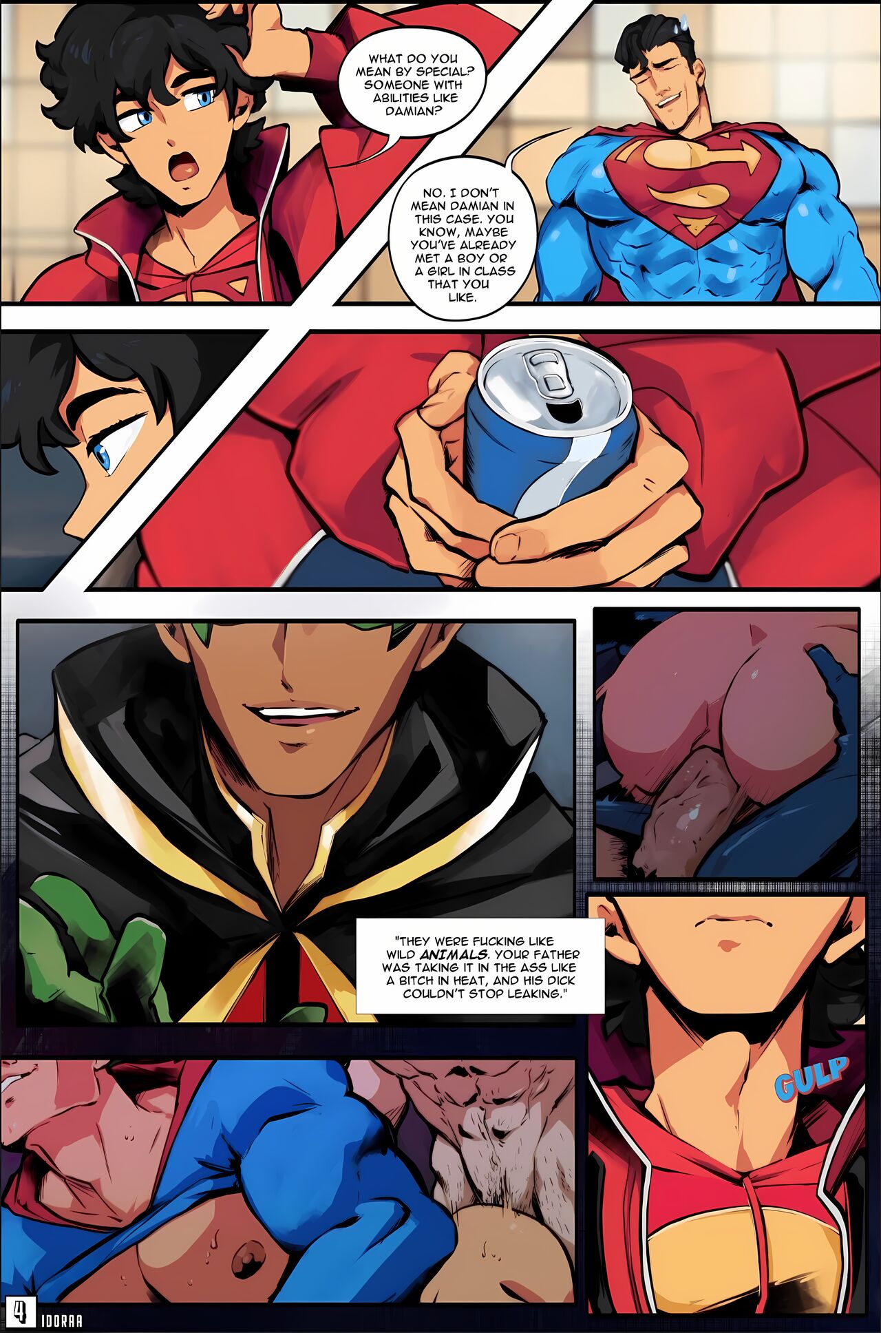 SUPERBOY Comic page 6 full