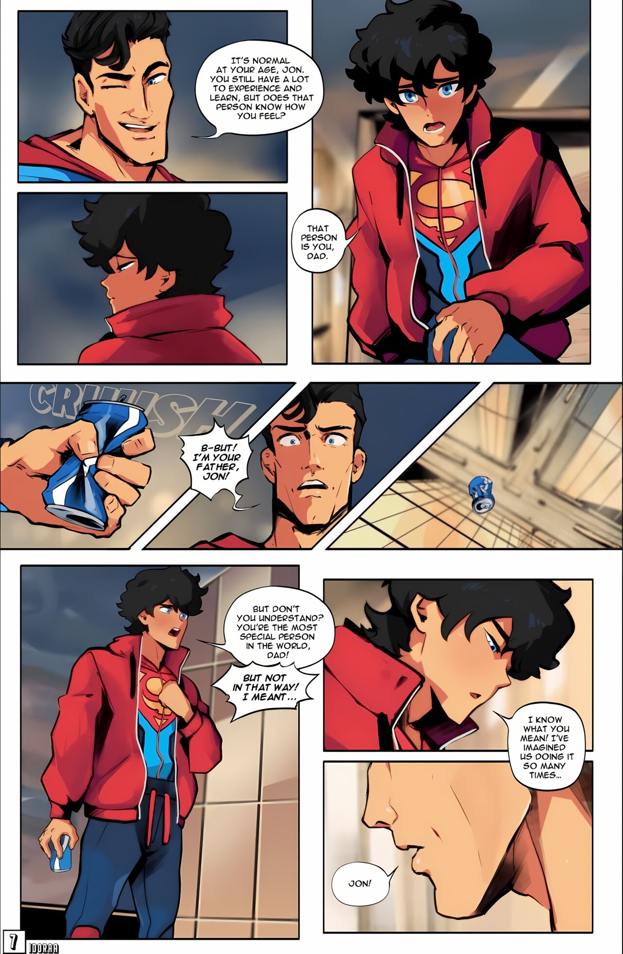 SUPERBOY Comic page 9 full