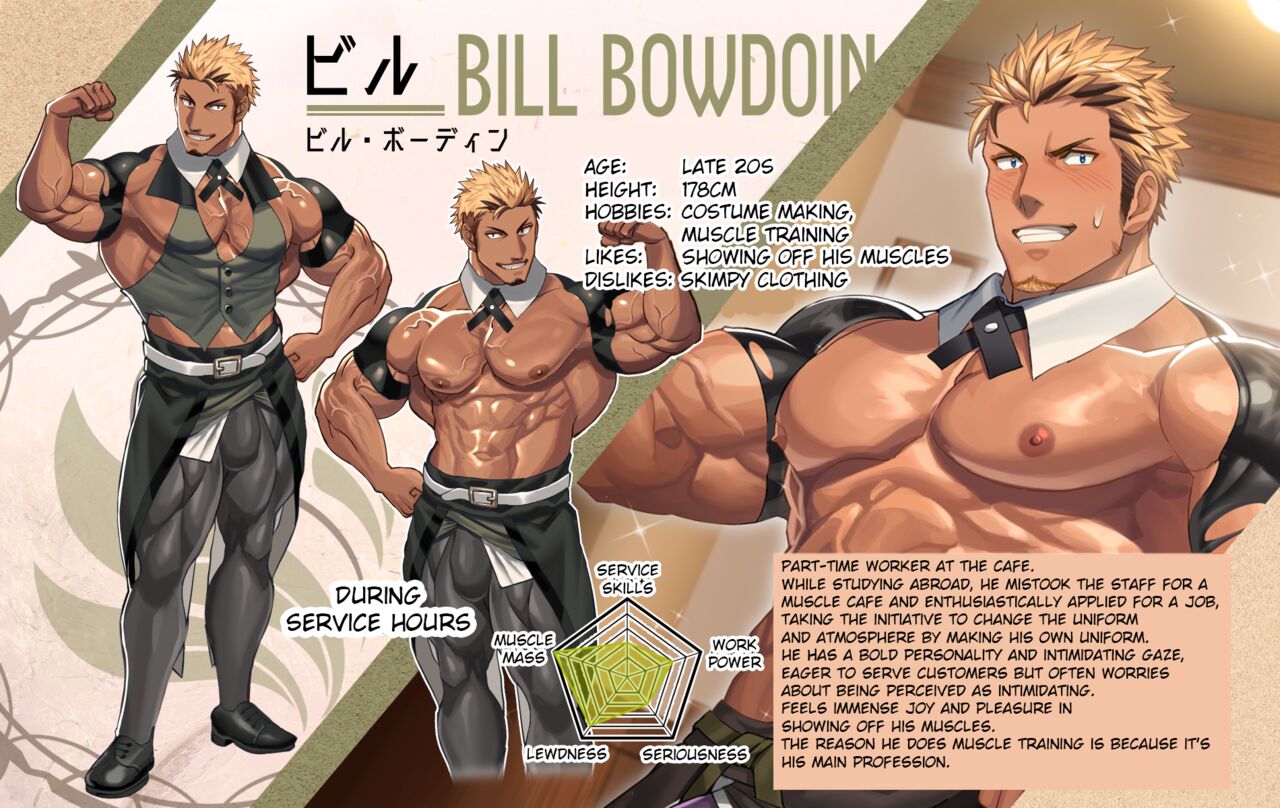 Kyara Settei - Muscle Cafe-hen | Character Setting - Muscle Cafe Edition page 3 full