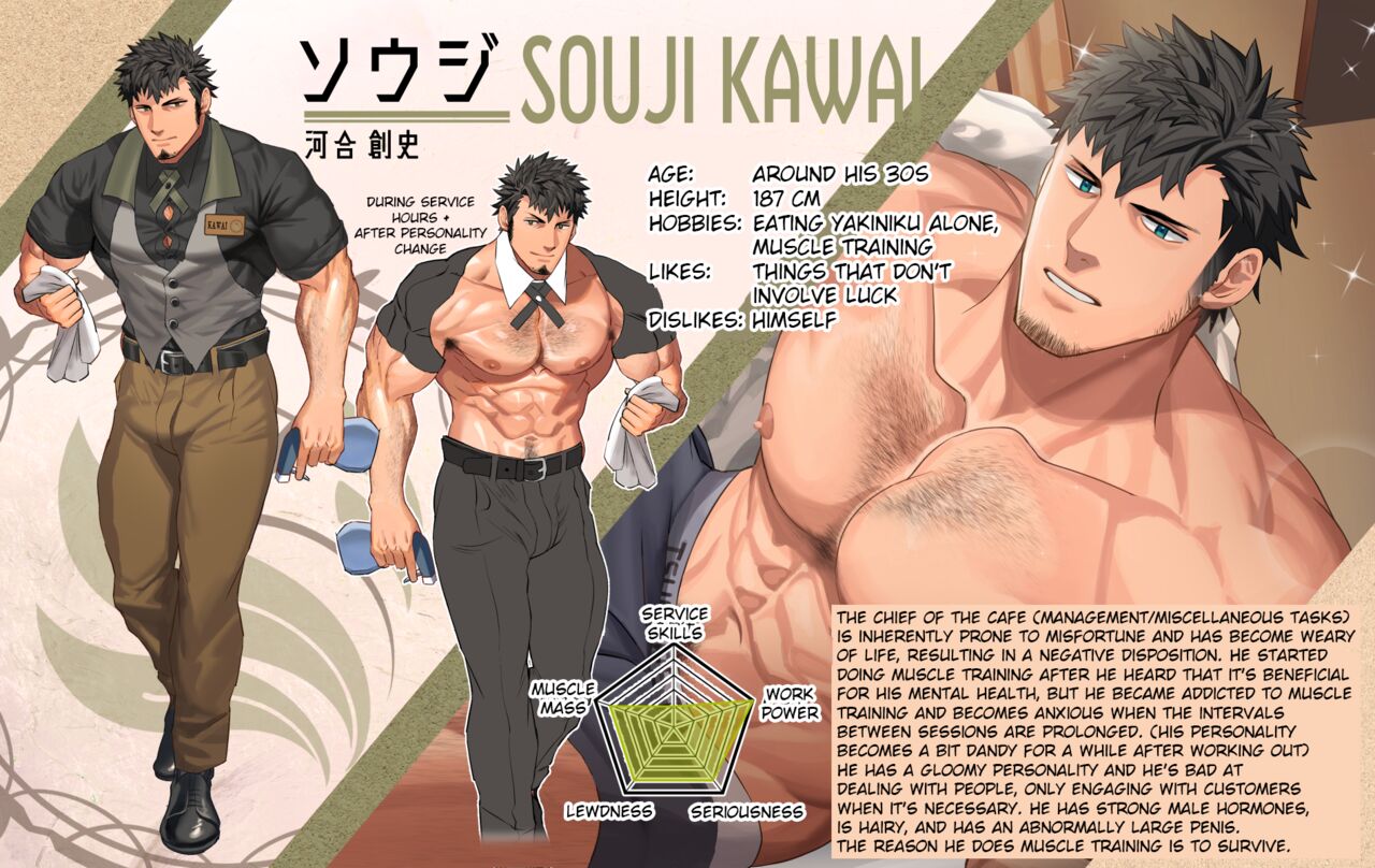 Kyara Settei - Muscle Cafe-hen | Character Setting - Muscle Cafe Edition page 4 full