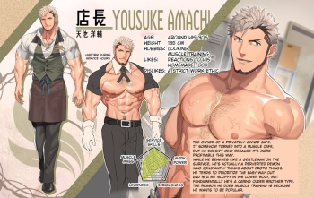 Kyara Settei - Muscle Cafe-hen | Character Setting - Muscle Cafe Edition cover