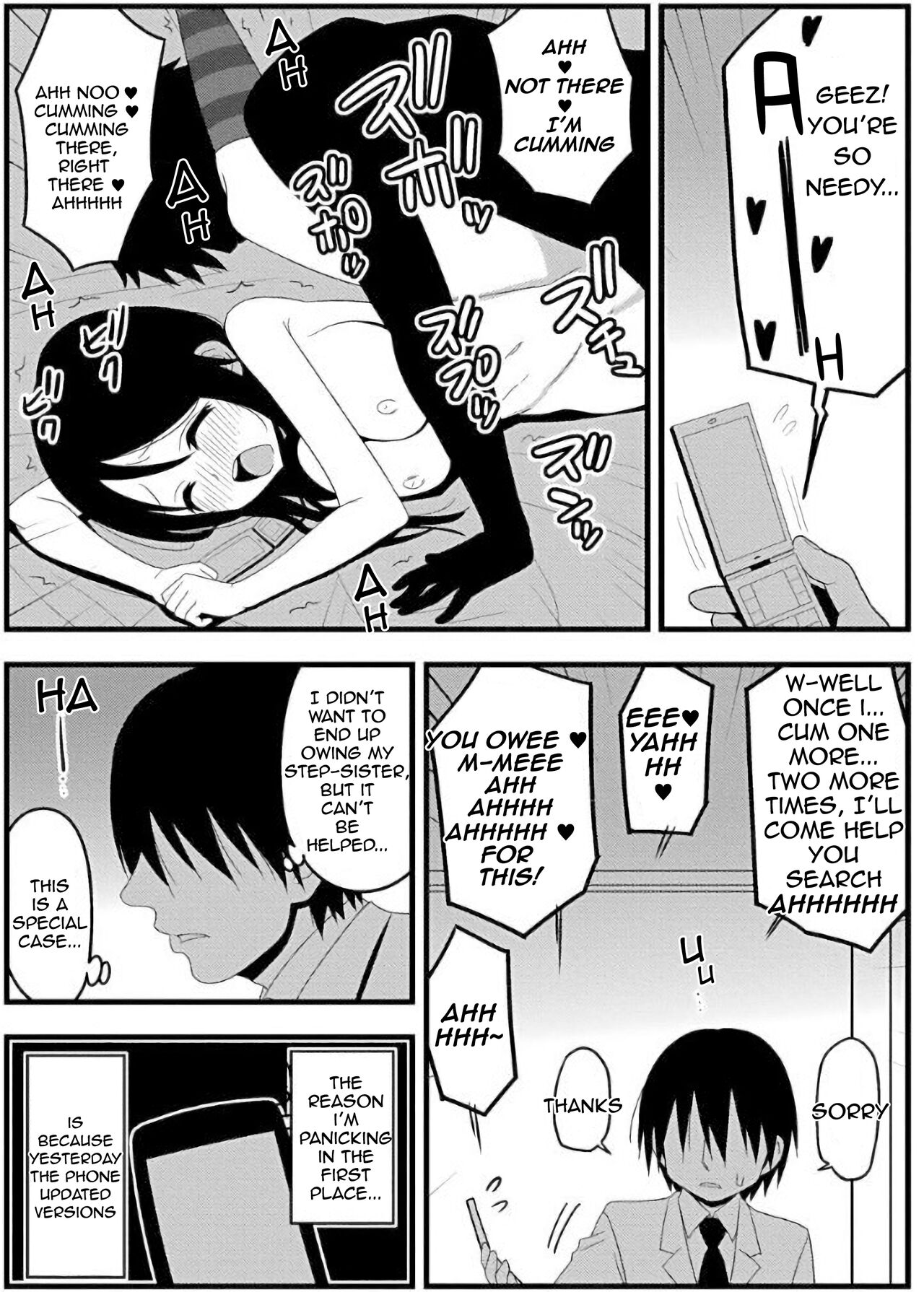 Kyuukyoku! Himitsu no Zubozubo Ero Appli 17～Kyokushou no Onnanoko to   Tokudai no Are~   | Extreme! Secret Smartphone App 17 Super Tiny Girl's Super Big Place page 10 full